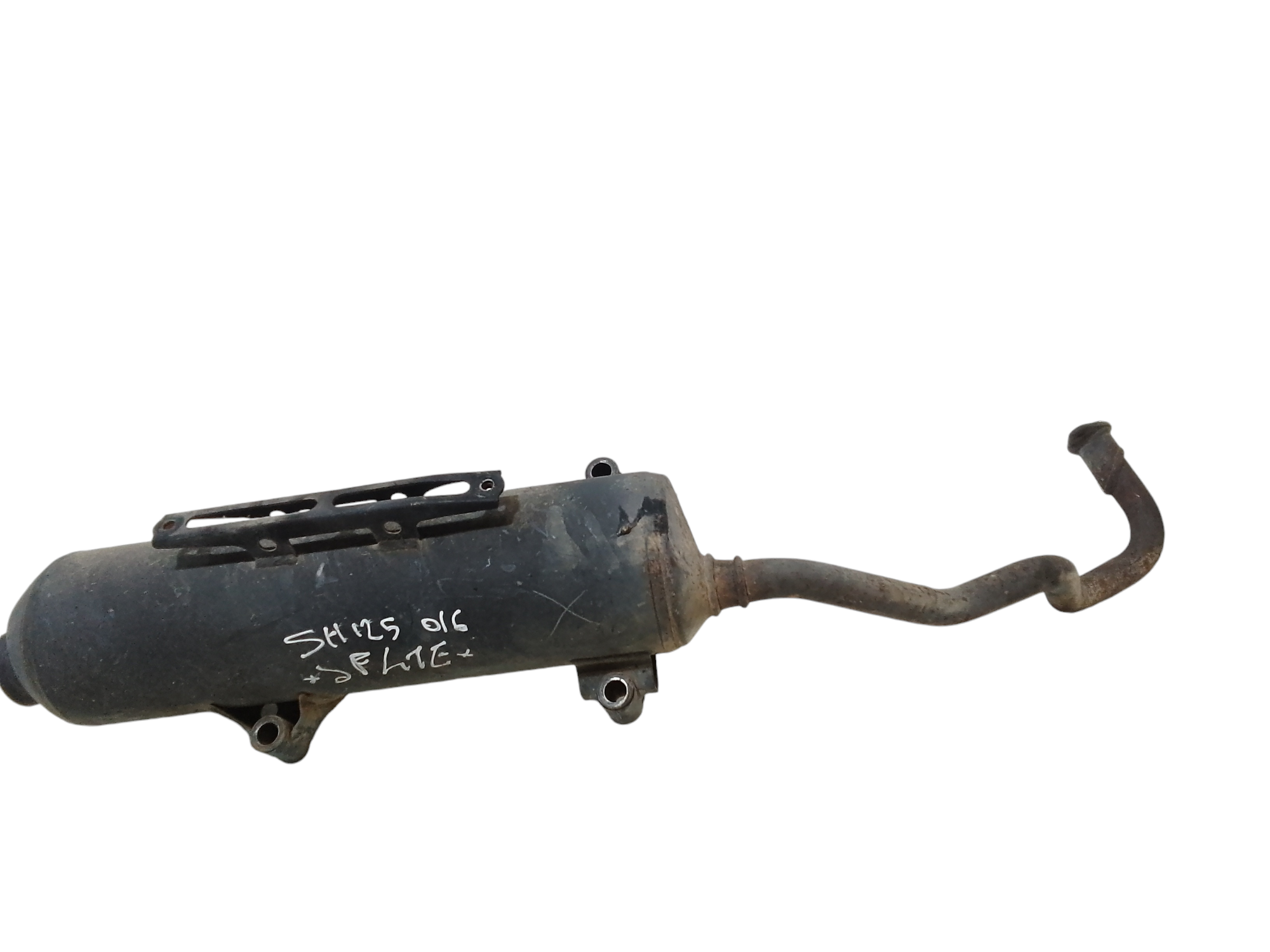 Marmitta completa di terminale scarico per Honda Sh I Abs 125cc (2013 - 2016)