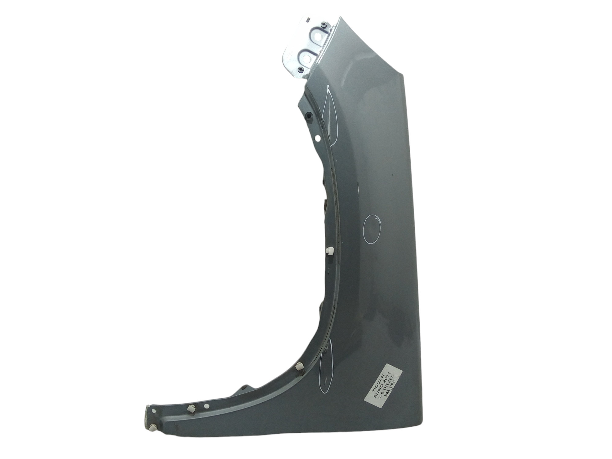 Parafango Anteriore Sinistro per Volkswagen Tiguan 2 Serie (2011 - 2015)