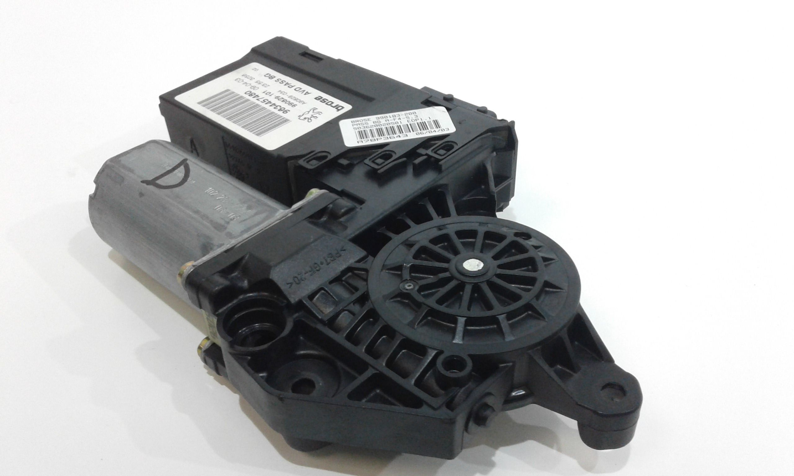 Motorino Alzavetro anteriore destra PEUGEOT 307 Berlina