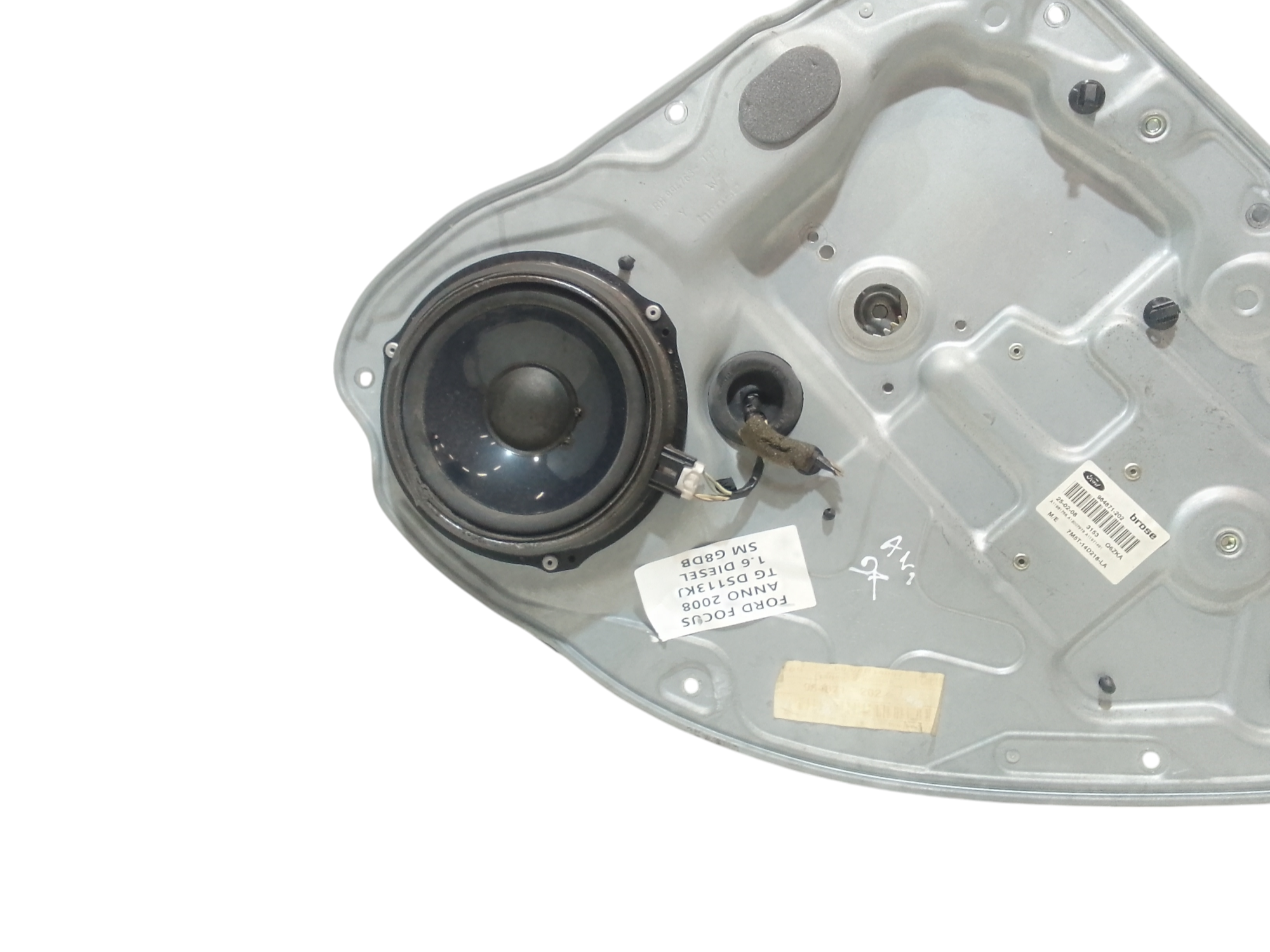 Cremagliera posteriore destra passeggero per Ford Focus Berlina 4 Serie (2008 - 2011)