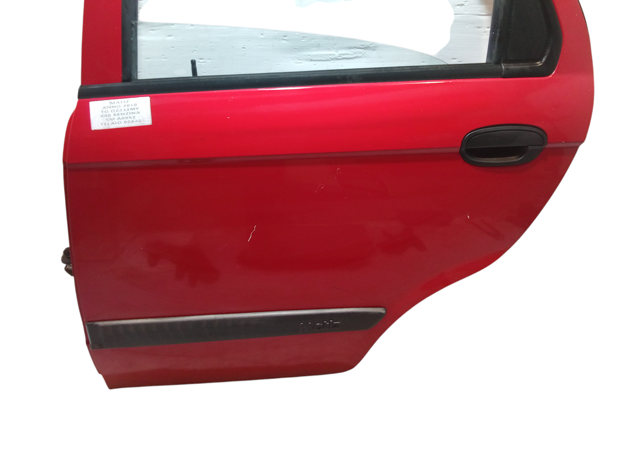 Portiera Posteriore Sinistra per Chevrolet Matiz 4 Serie (2007 - 2010)