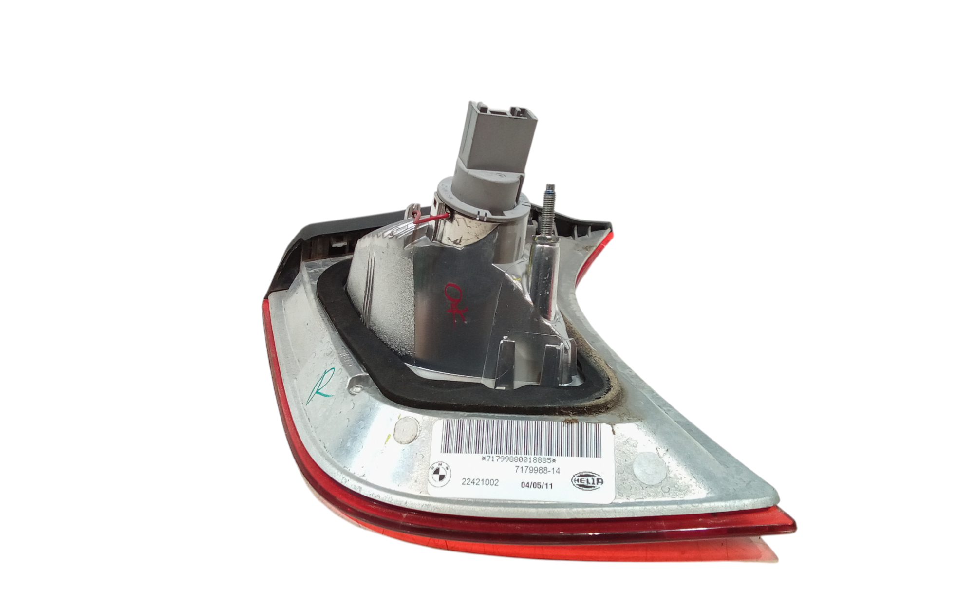 Stop Posteriore Destro Integrato nel Portello per Bmw X6 E71 1 Serie (2008 - 2014)