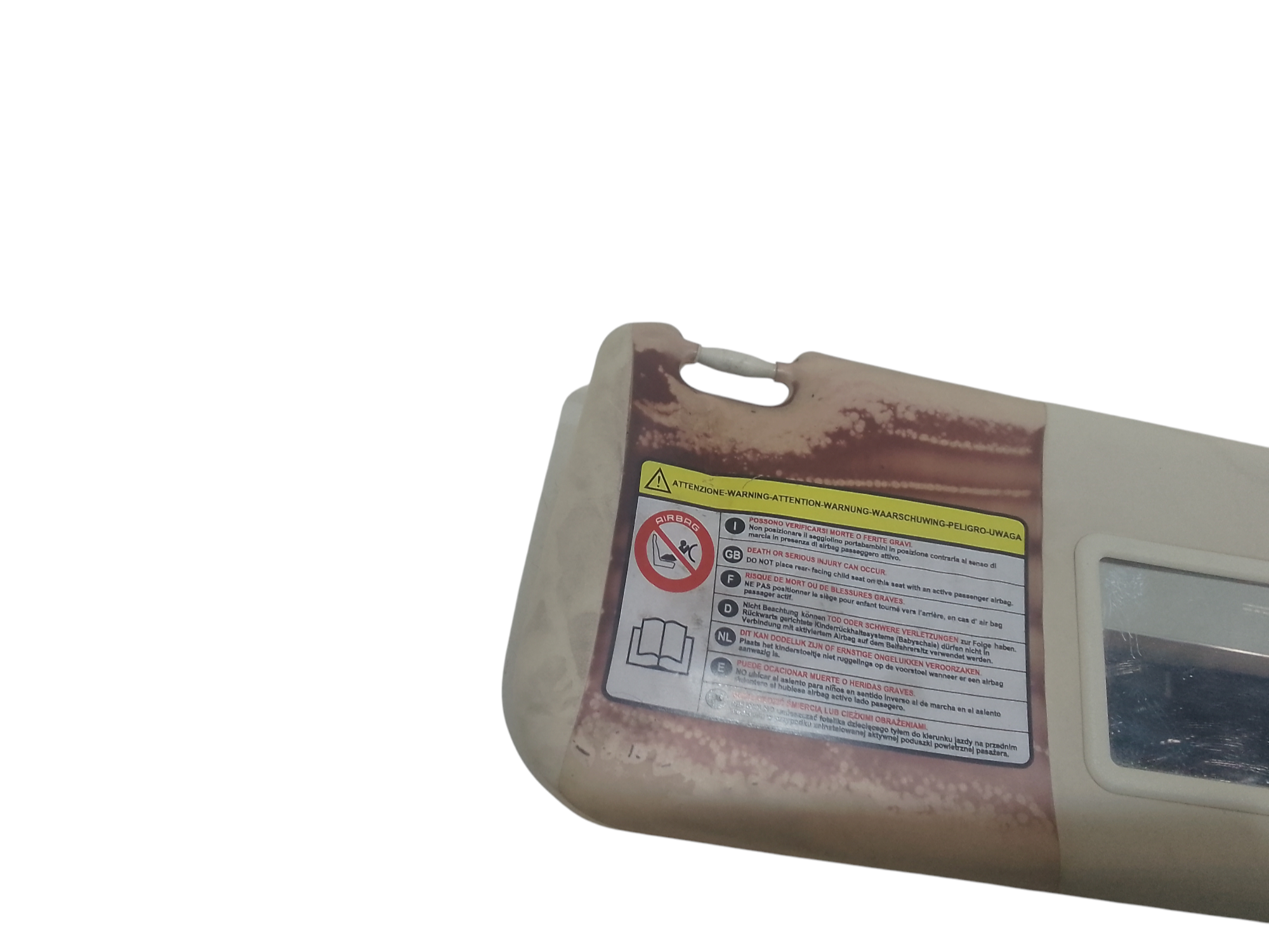 Parasole aletta Lato Passeggero per Ford Ka Serie (ccu) (08>18) (2008 - 2018)