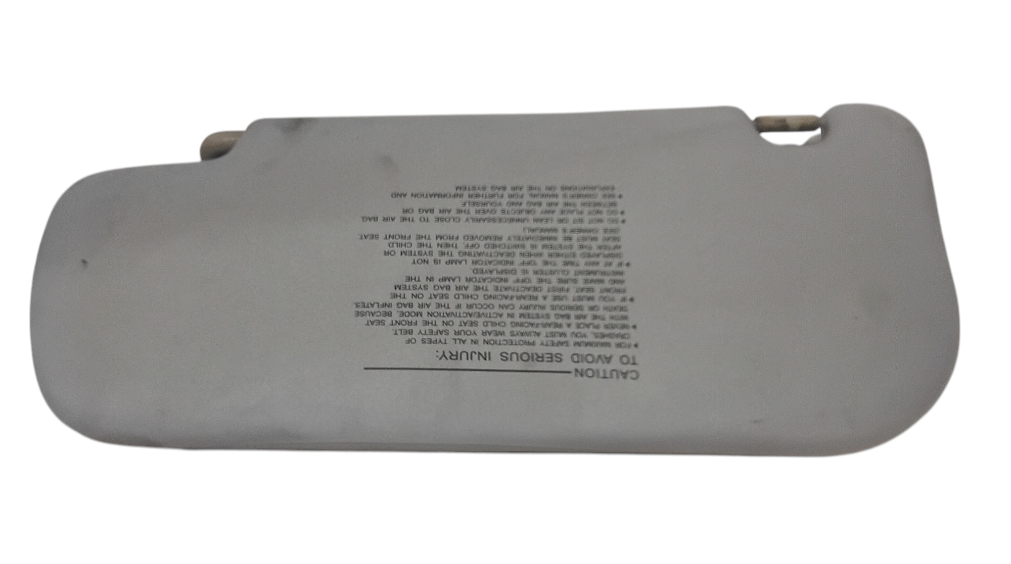 Parasole aletta Lato Passeggero per Kia Picanto 1 Serie (2004 - 2008)