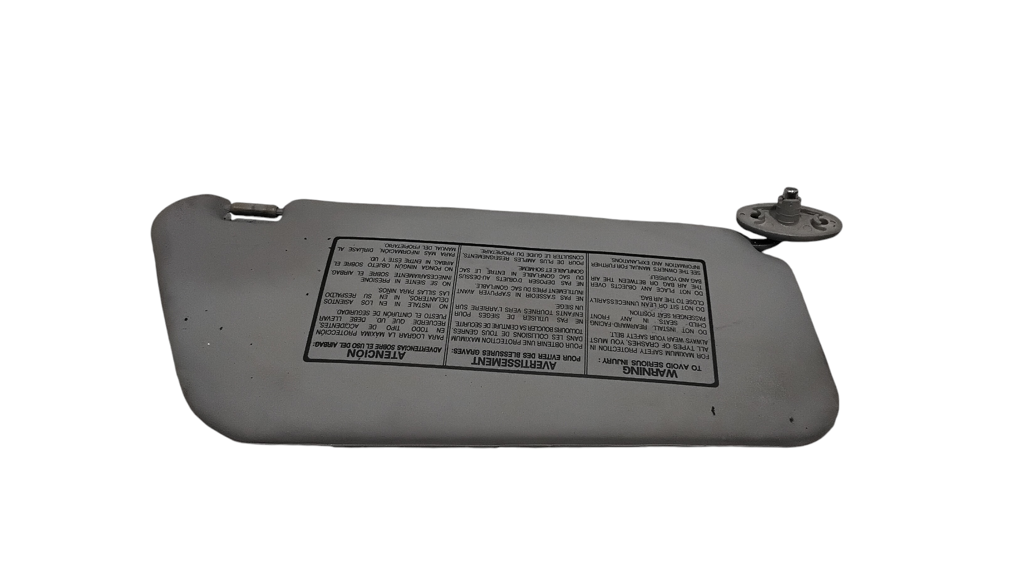 Parasole aletta anteriore Lato Guida per Chevrolet Matiz 2 Serie (2001 - 2005)