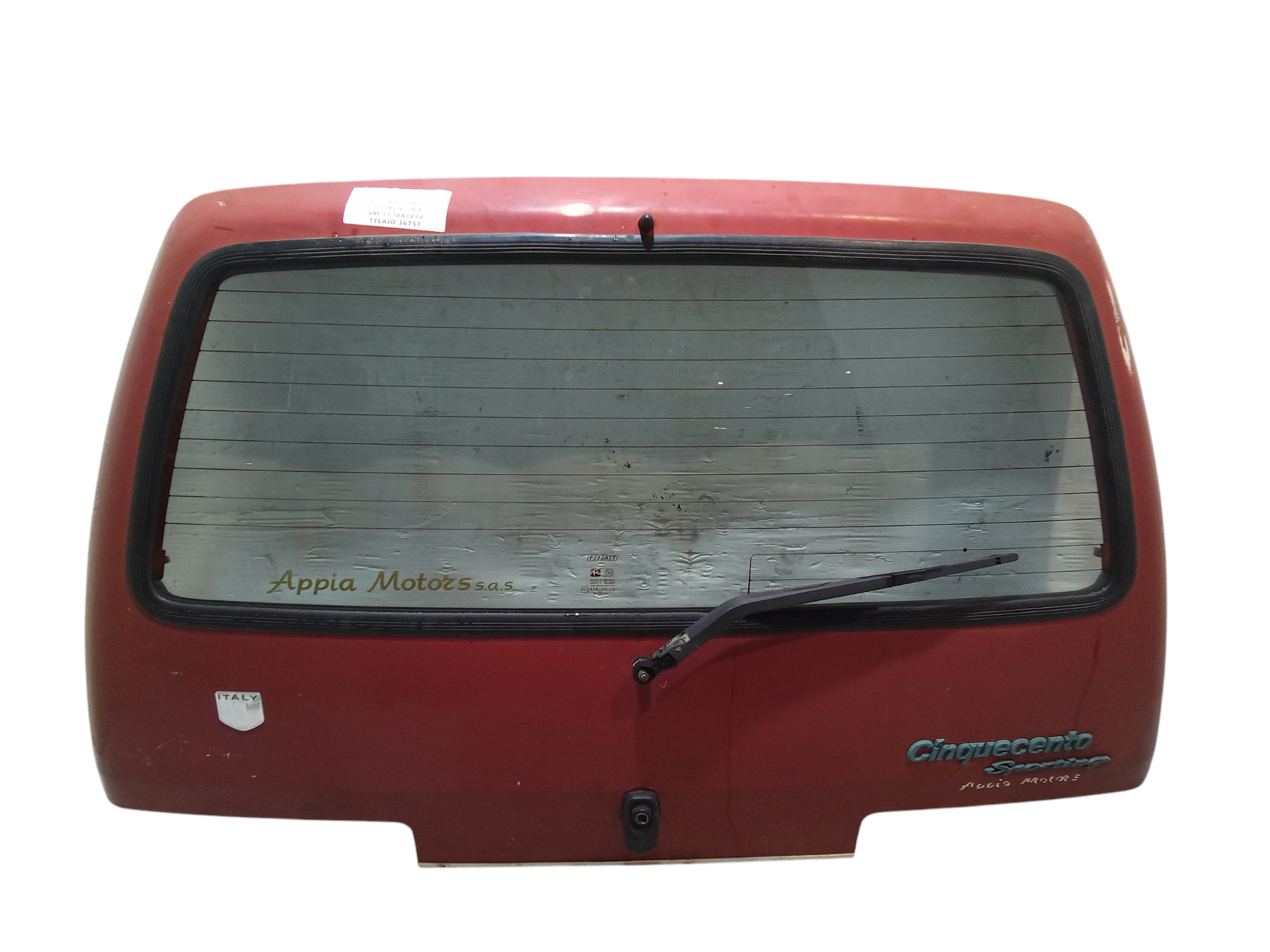 Portellone Posteriore Completo per Fiat Cinquecento 1 Serie (1992 - 1998)