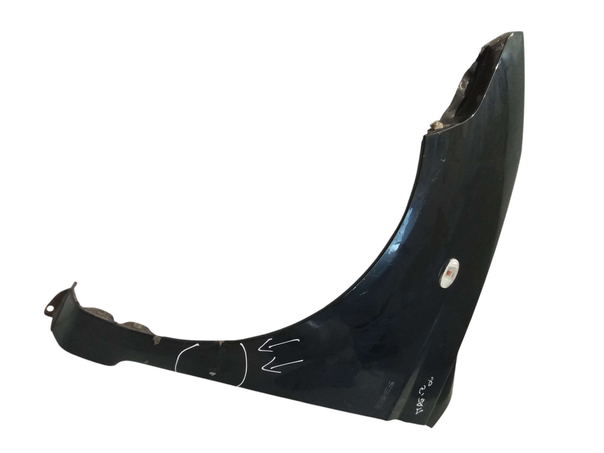 Parafango Anteriore Sinistro per Chevrolet Matiz 3 Serie (2005 - 2007)