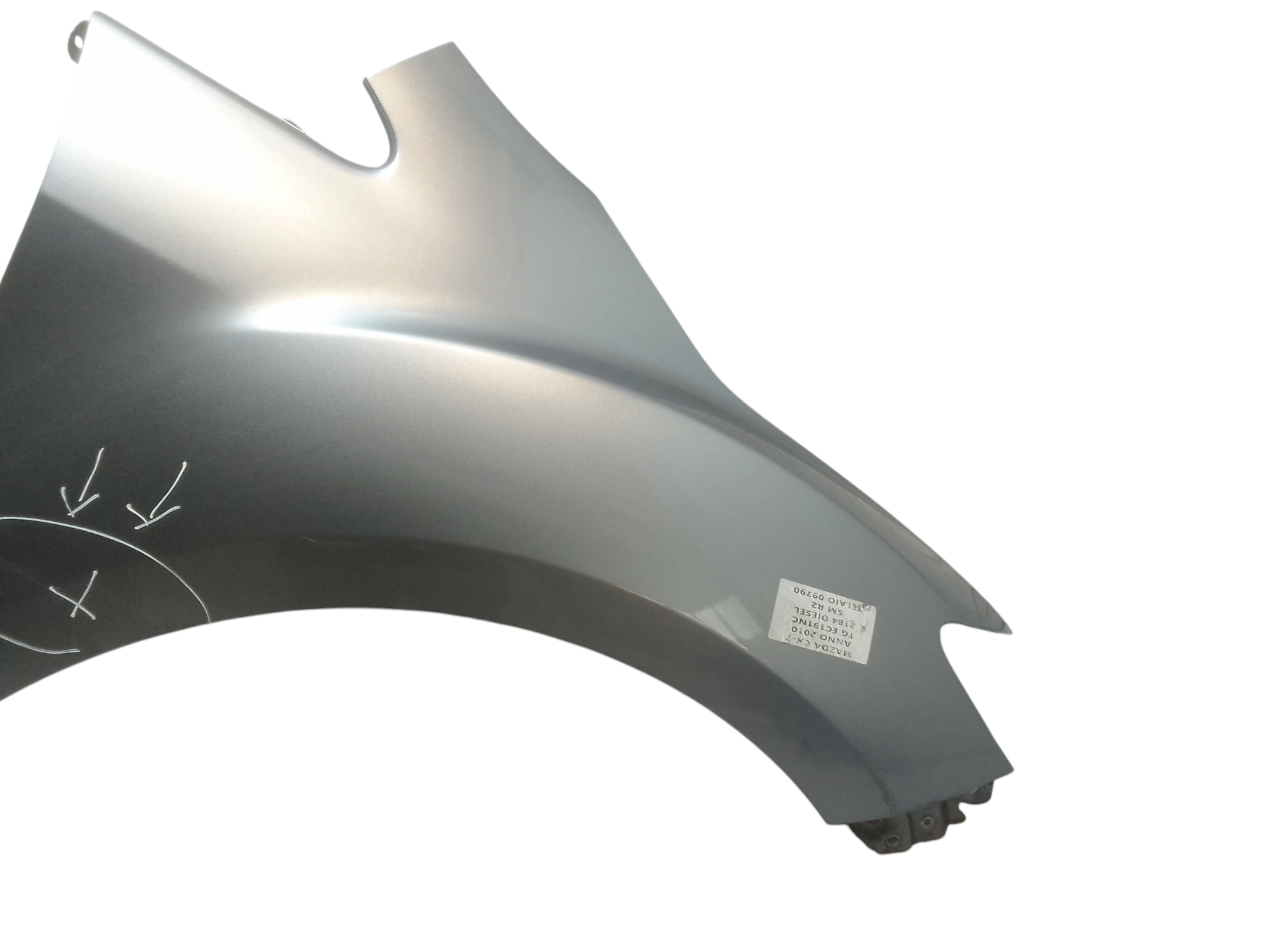 Parafango Anteriore Destro per Mazda Cx-7 2 Serie (2009 - In produzione)