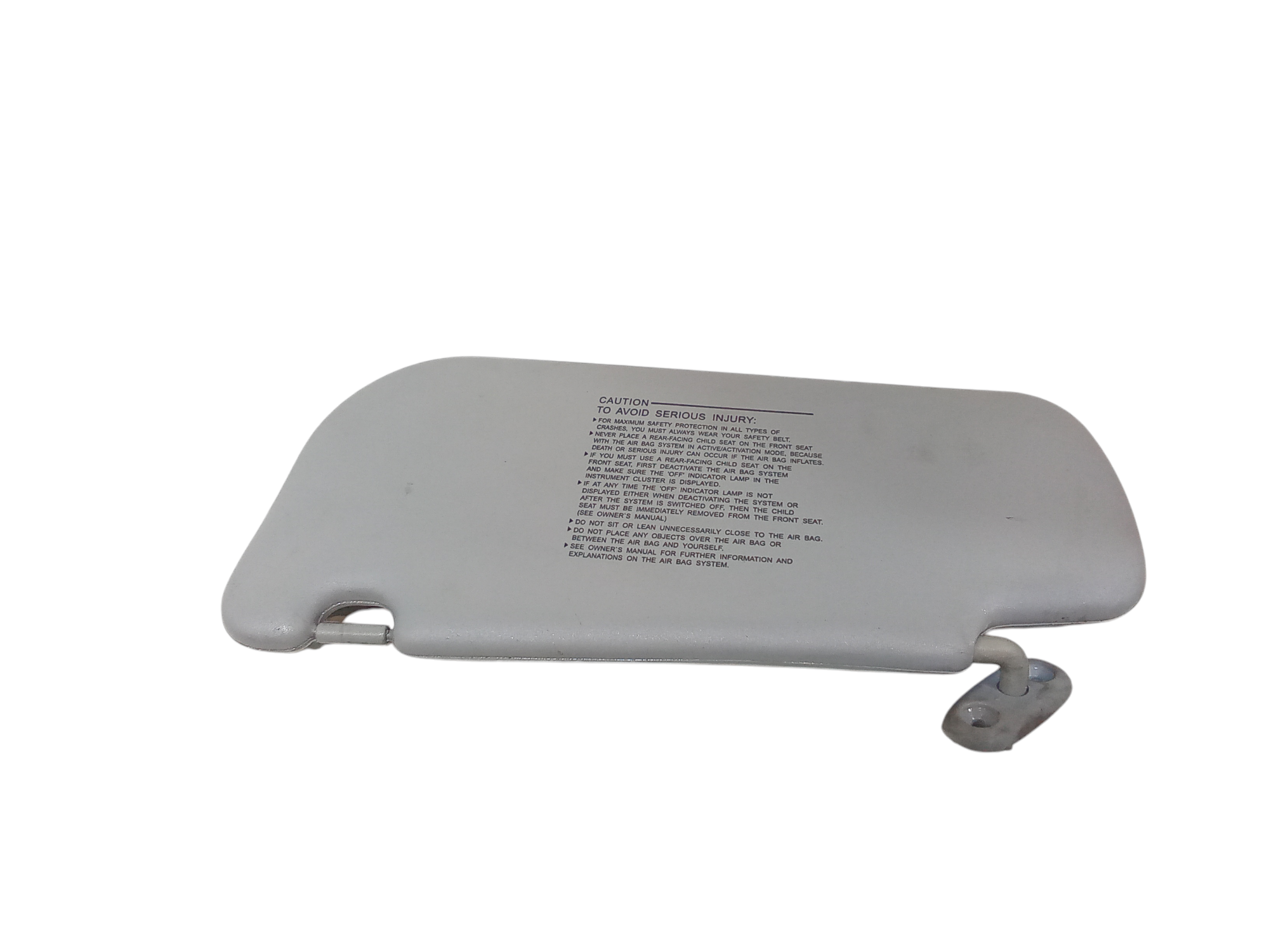 Parasole aletta Lato Passeggero per Kia Picanto 2 Serie (2007 - 2011)