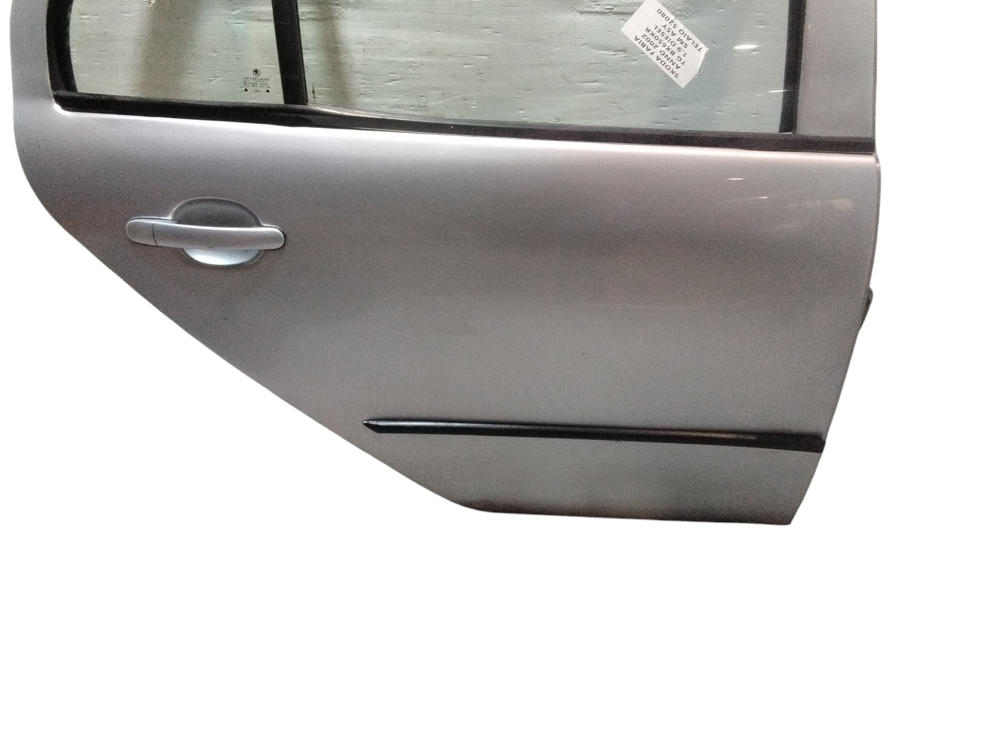 Portiera Posteriore Destra per Skoda Fabia Berlina 1 Serie (1999 - 2007)