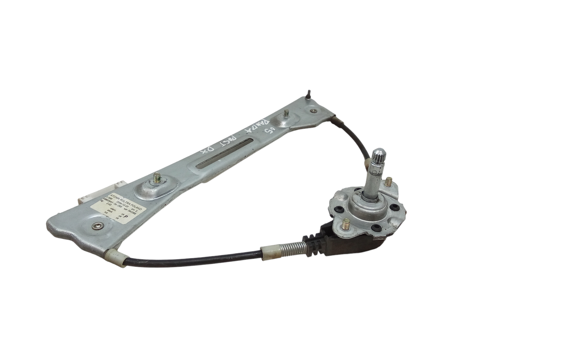 Cremagliera posteriore destra passeggero per Fiat Panda 2 Serie (2003 - 2010)