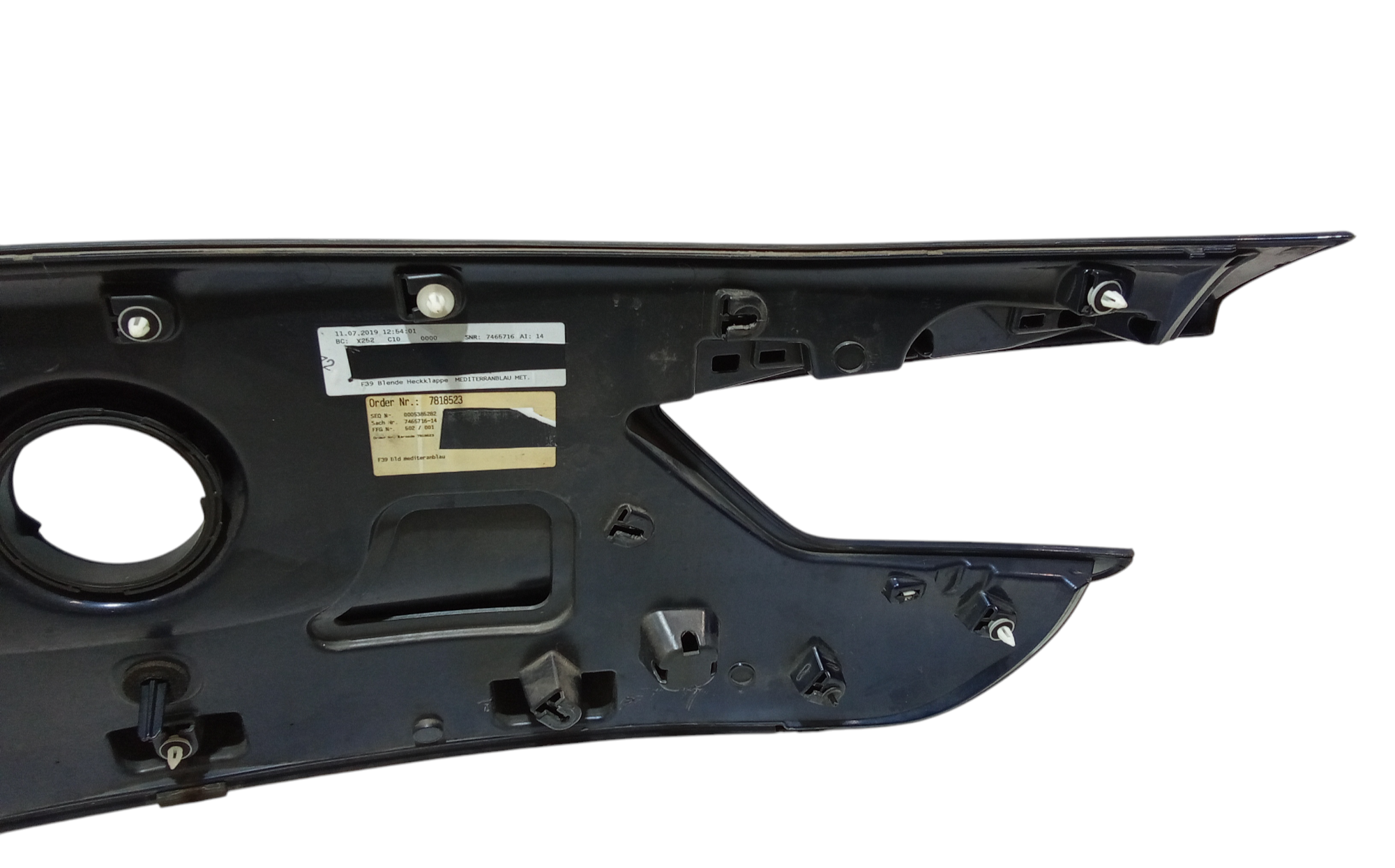 Modanatura portellone post. per Bmw X2 F39 (2018 - In produzione)