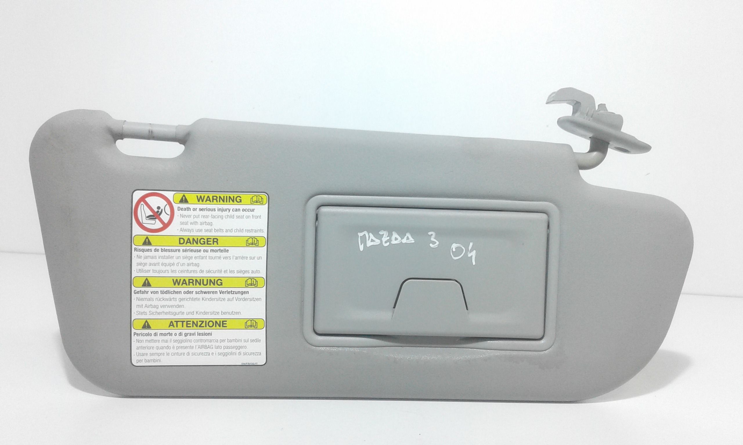 Parasole aletta anteriore Lato Guida MAZDA 3 Berlina 1 Serie