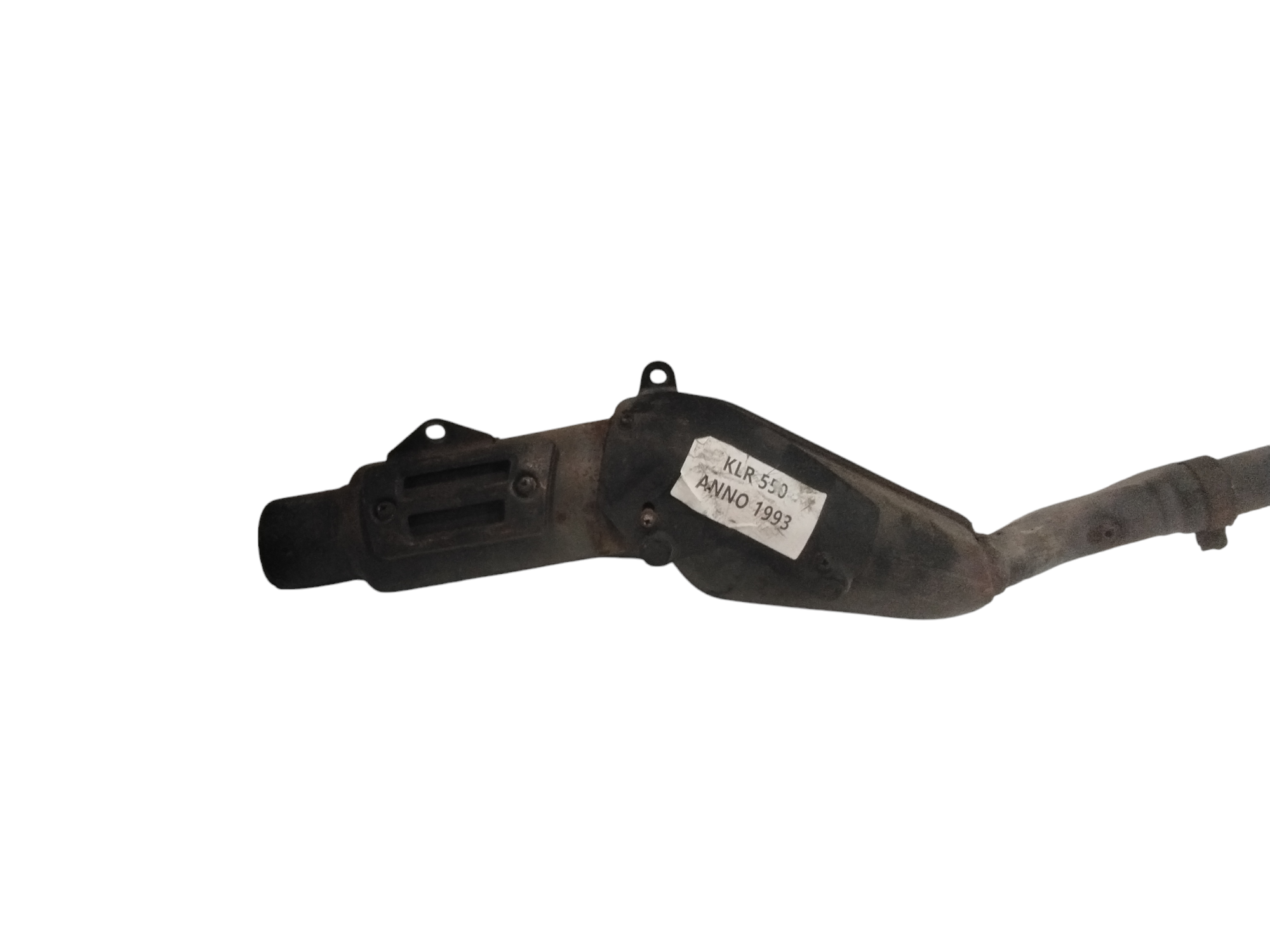 Marmitta completa di terminale scarico per Kawasaki KLR 600 (1991 - 1993)