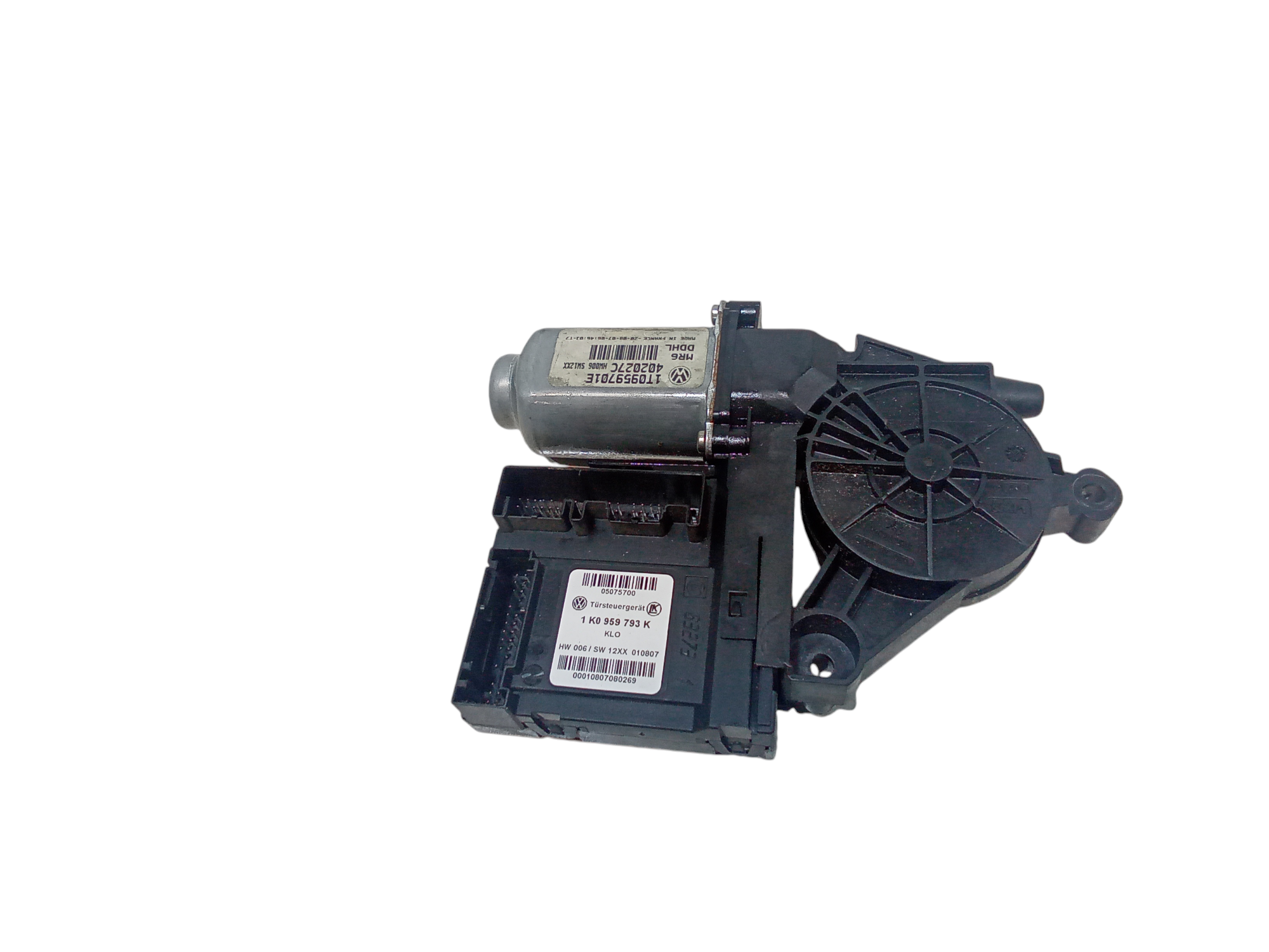 Motorino Alzavetro anteriore Sinistro per Volkswagen Touran 2 Serie (2007 - 2010)