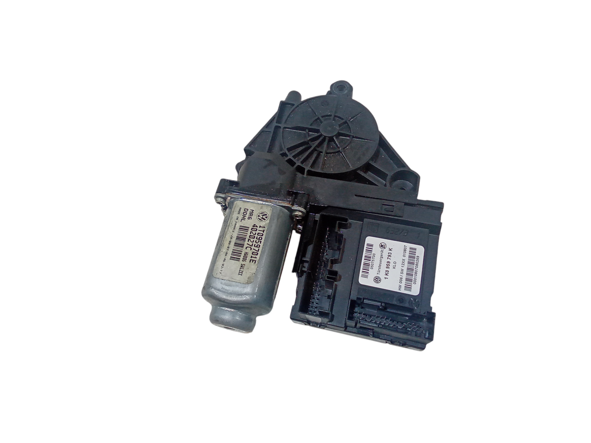 Motorino Alzavetro anteriore Sinistro per Volkswagen Touran 2 Serie (2007 - 2010)