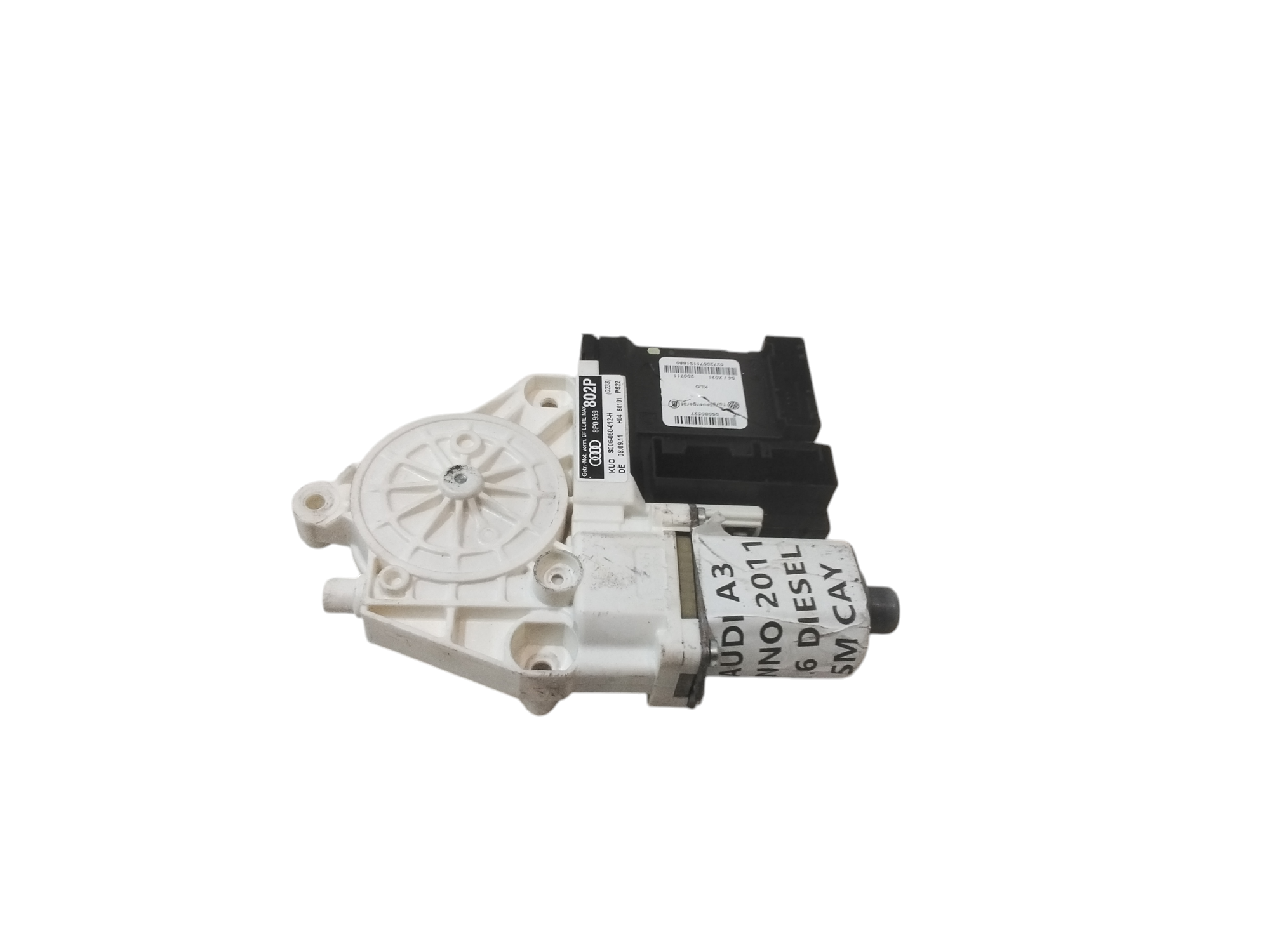 Motorino Alzavetro anteriore destra per Audi A3 Sportback (8pa) (08>12) (2008 - 2012)