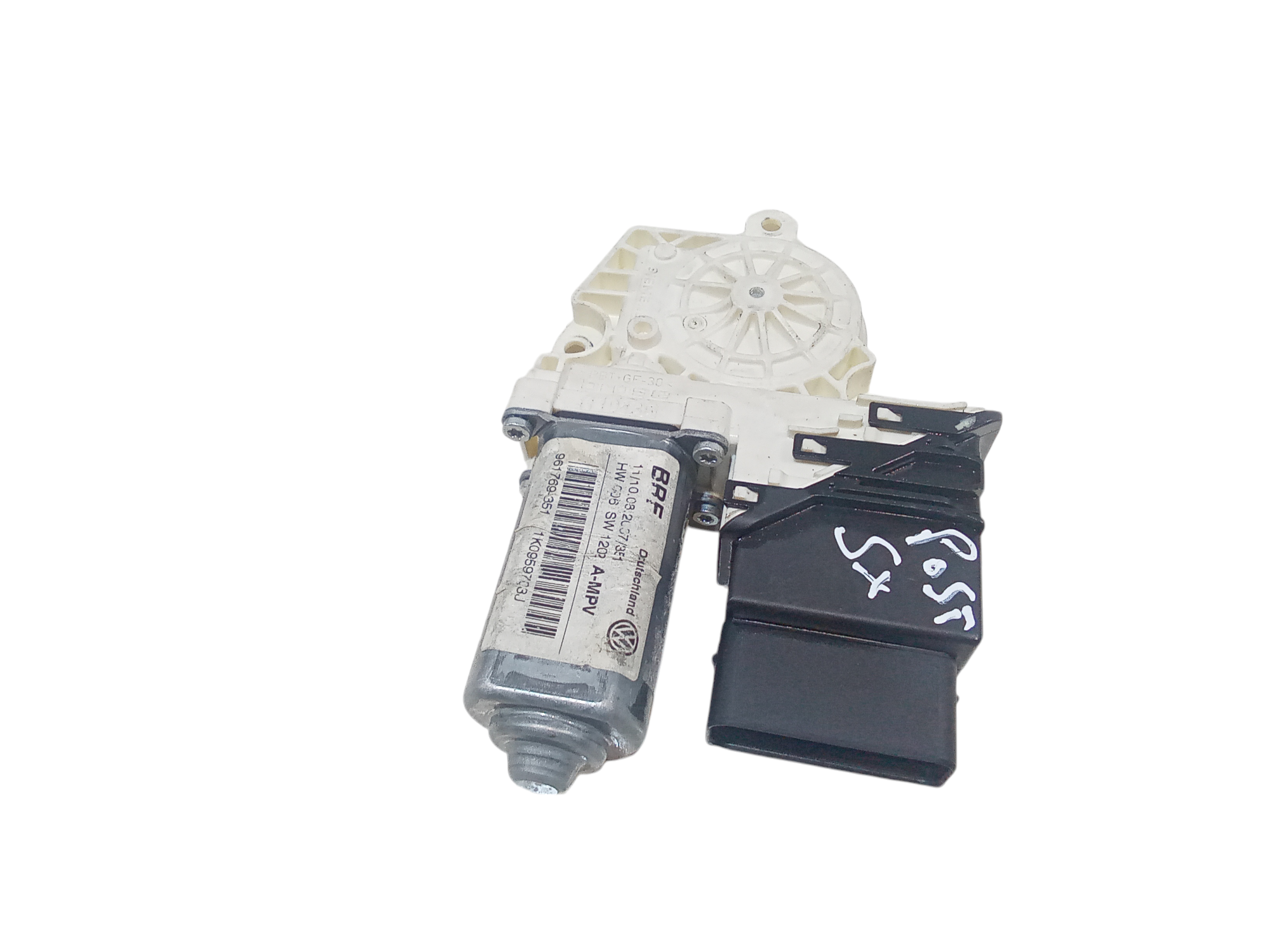 Motorino Alzavetro posteriore Sinistro per Volkswagen Touran 2 Serie (2007 - 2010)