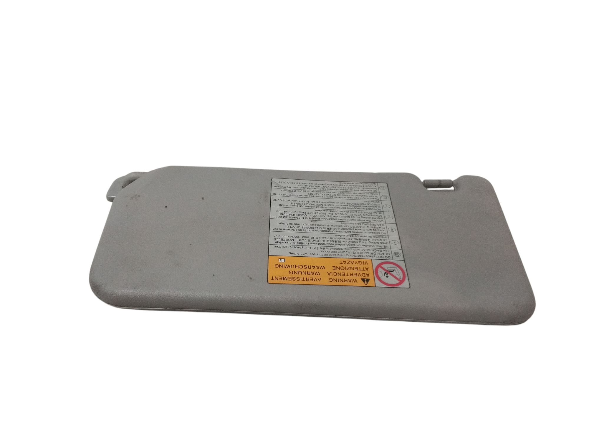 Parasole aletta Lato Passeggero per Nissan Pixo 1 Serie (2009 - 2013)