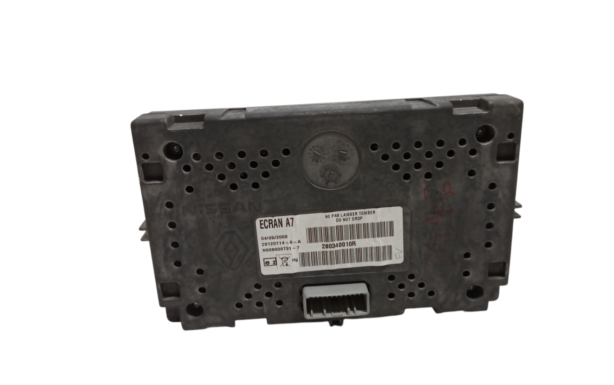 Schermo display navigatore  solo schermo  per Renault Megane Coup  (10>) (2010 - In produzione)