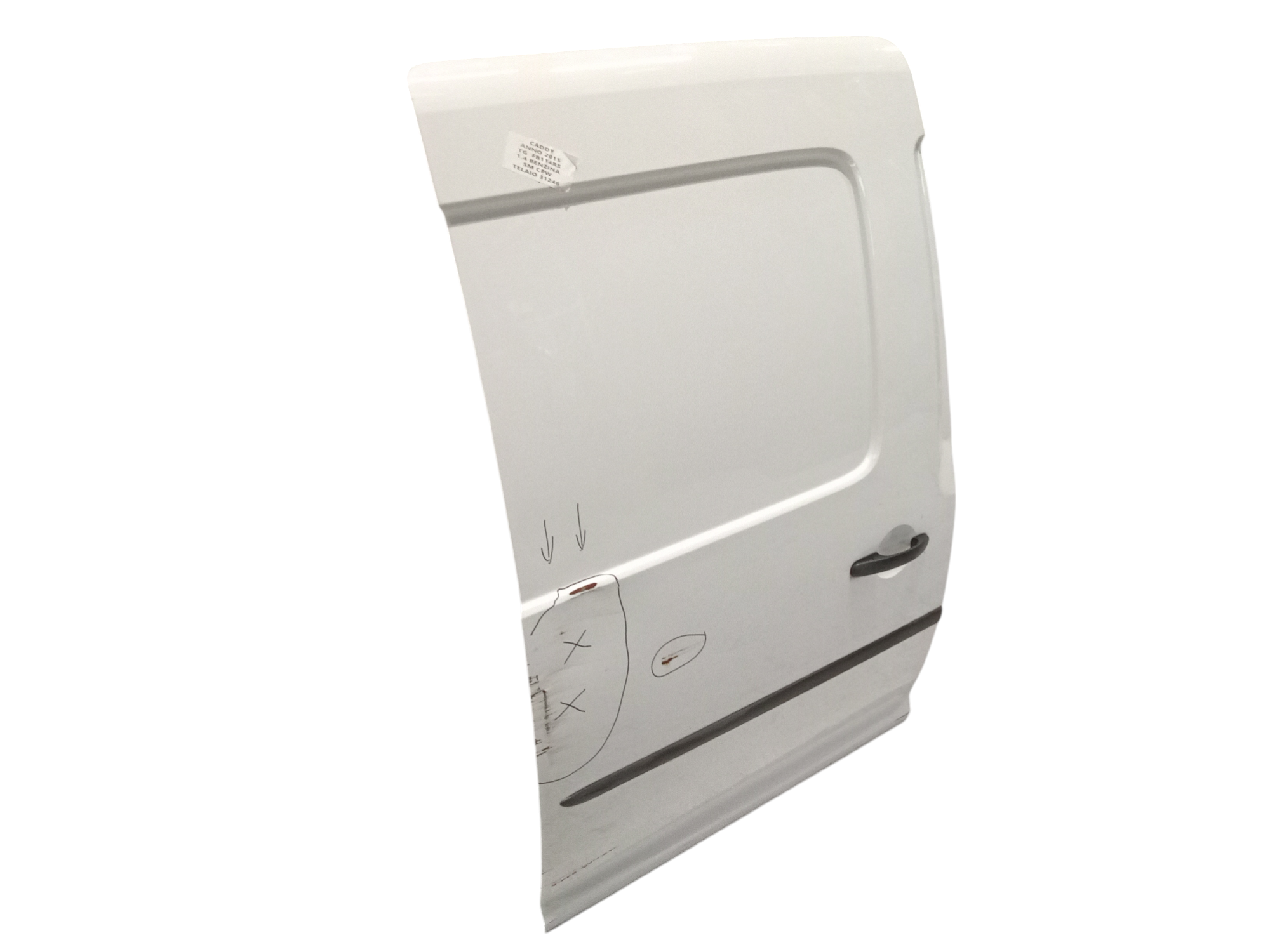 Porta scorrevole laterale DX per Volkswagen Caddy 4 Serie (2010 - In produzione)