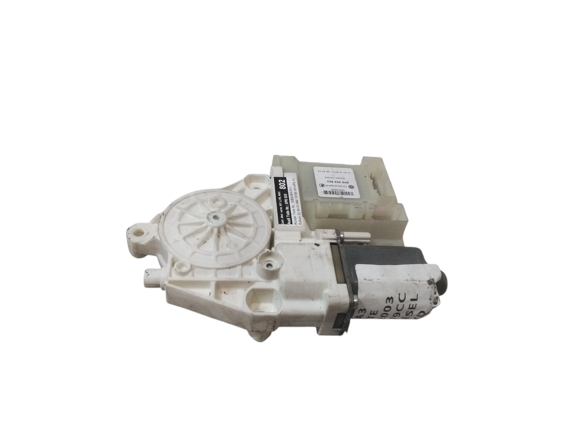 Motorino Alzavetro anteriore destra per Audi A3 Serie (8l1) (00>03) (2000 - 2003)