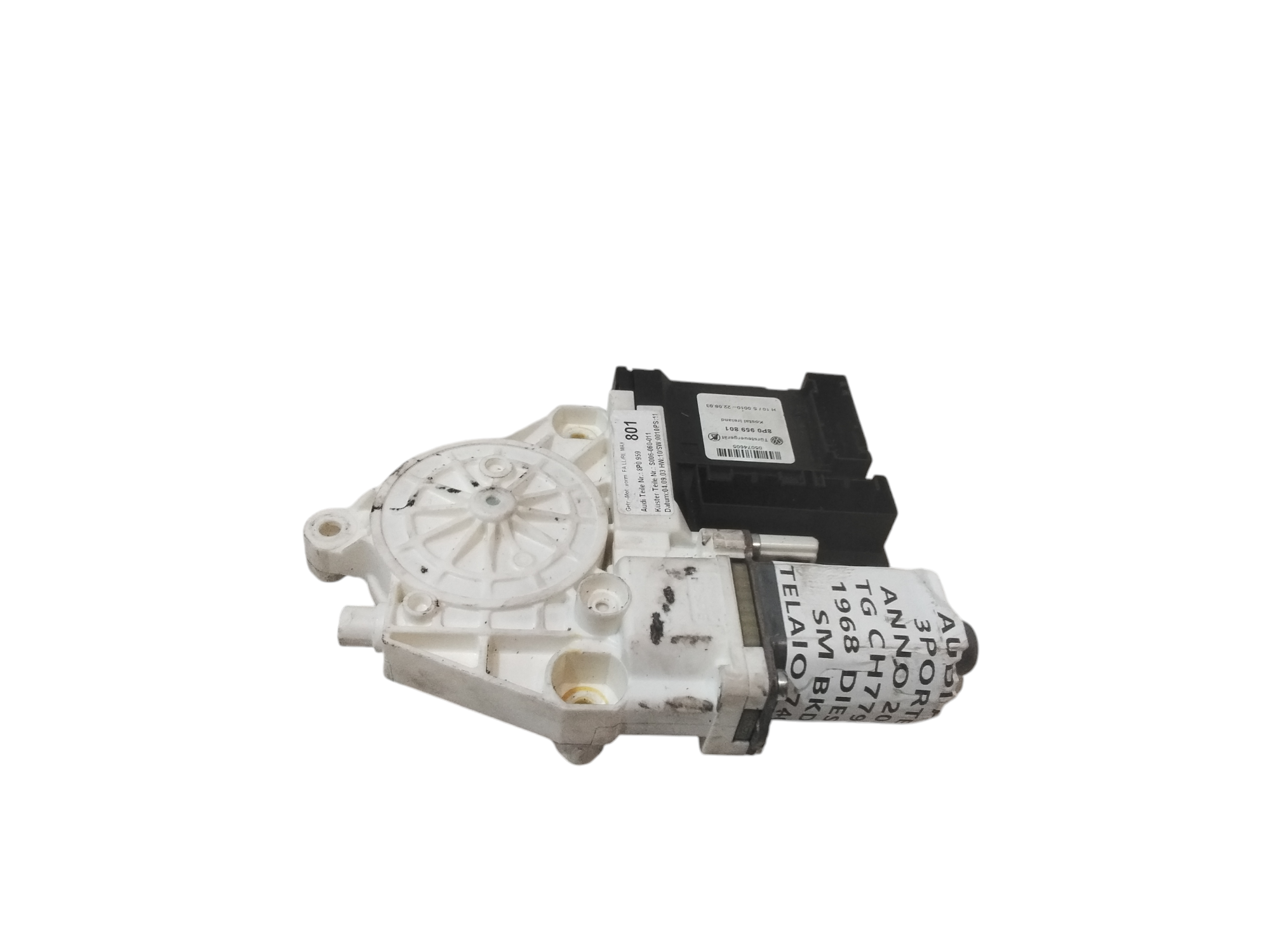 Motorino Alzavetro anteriore Sinistro per Audi A3 Serie (8l1) (00>03) (2000 - 2003)