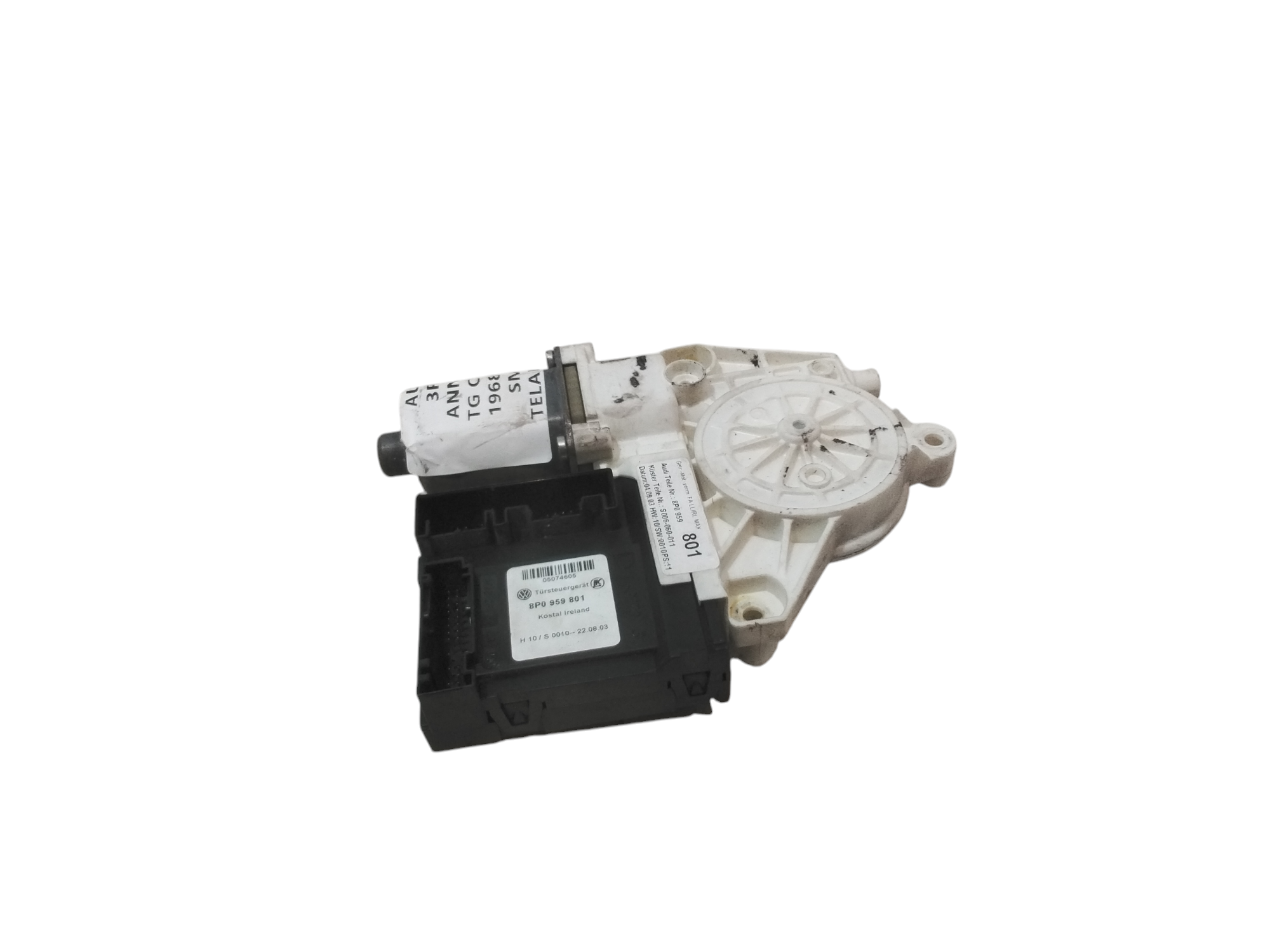 Motorino Alzavetro anteriore Sinistro per Audi A3 Serie (8l1) (00>03) (2000 - 2003)