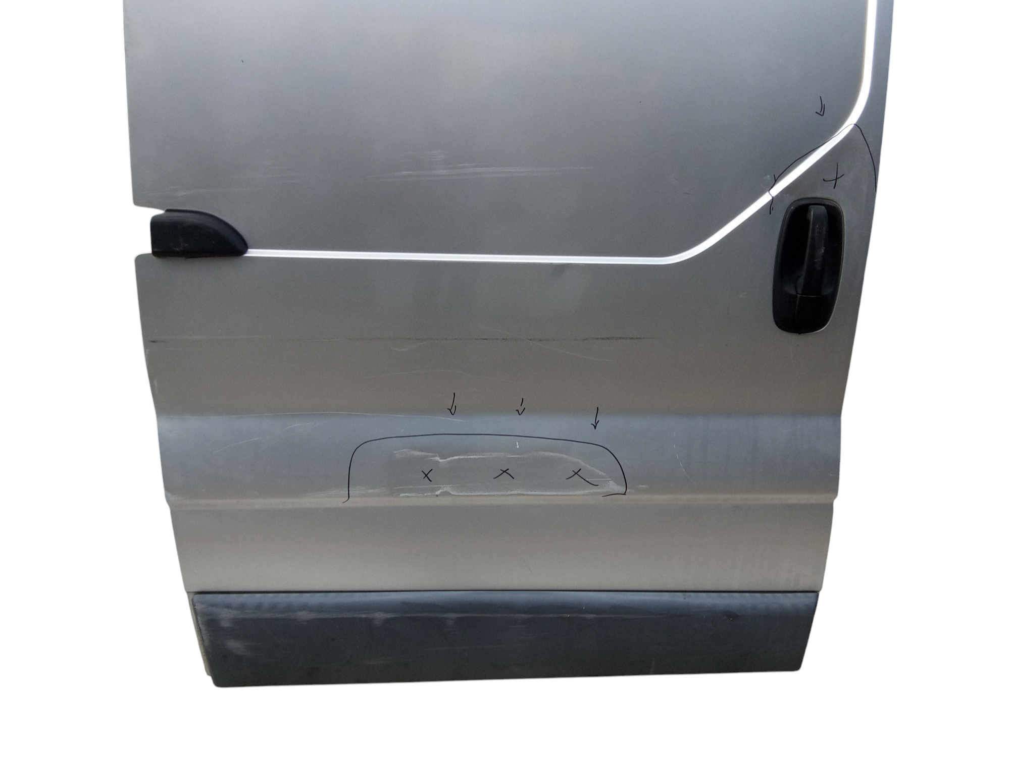 Porta scorrevole laterale DX per Opel Vivaro 1 Serie (2001 - 2006)
