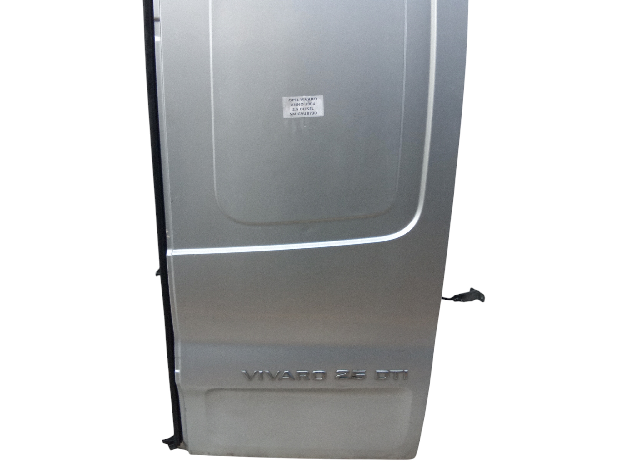 Porta carico posteriore a battente DX lato passeggero Non ve per Opel Vivaro 1 Serie (2001 - 2006)