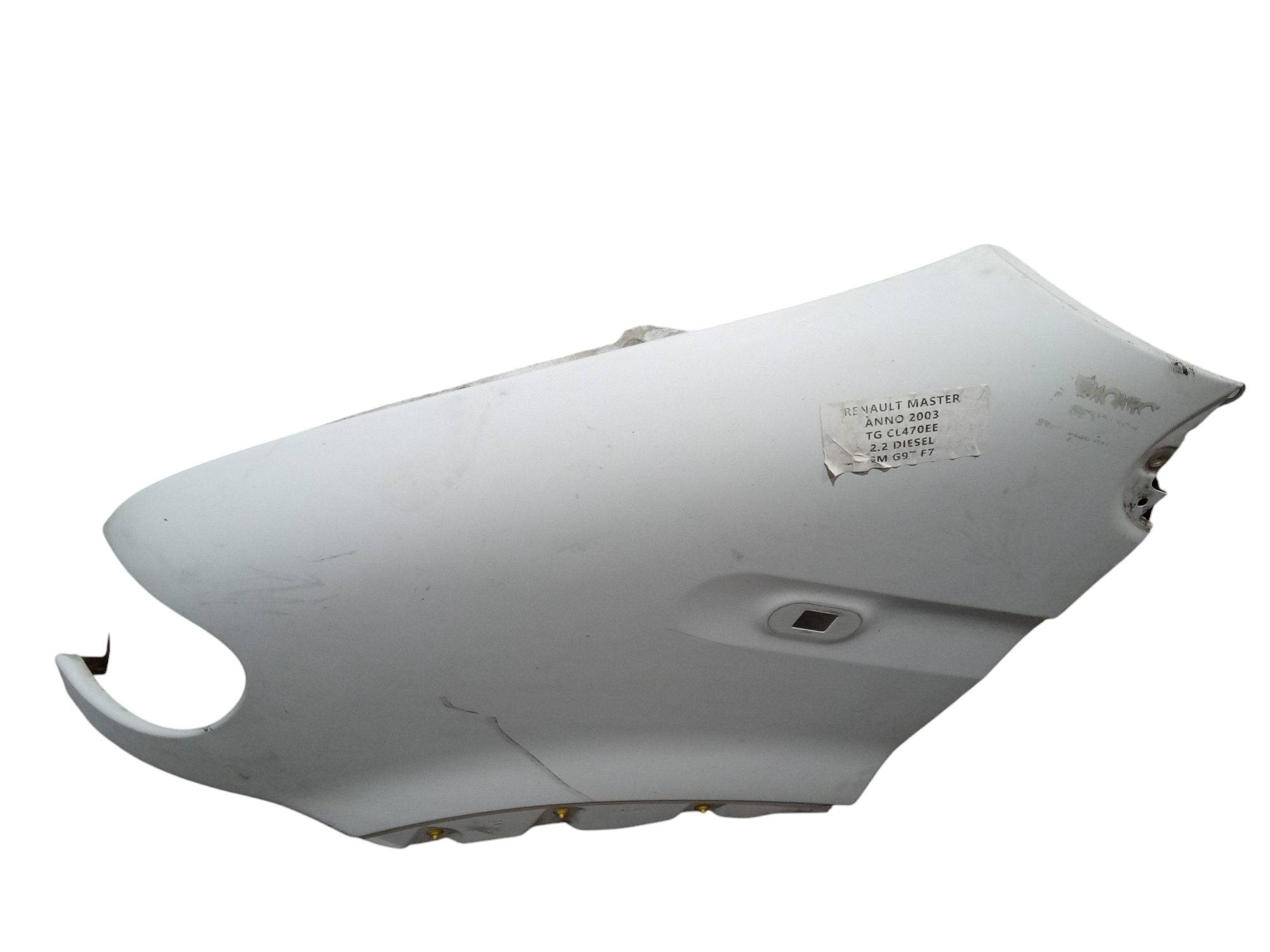 Parafango Anteriore Sinistro per Renault Master 3 Serie (2003 - 2010)