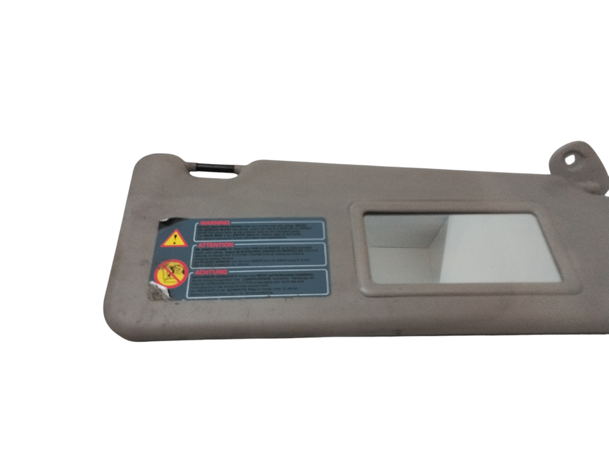 Parasole aletta Lato Passeggero per Dacia Sandero 1 Serie (2008 - 2012)