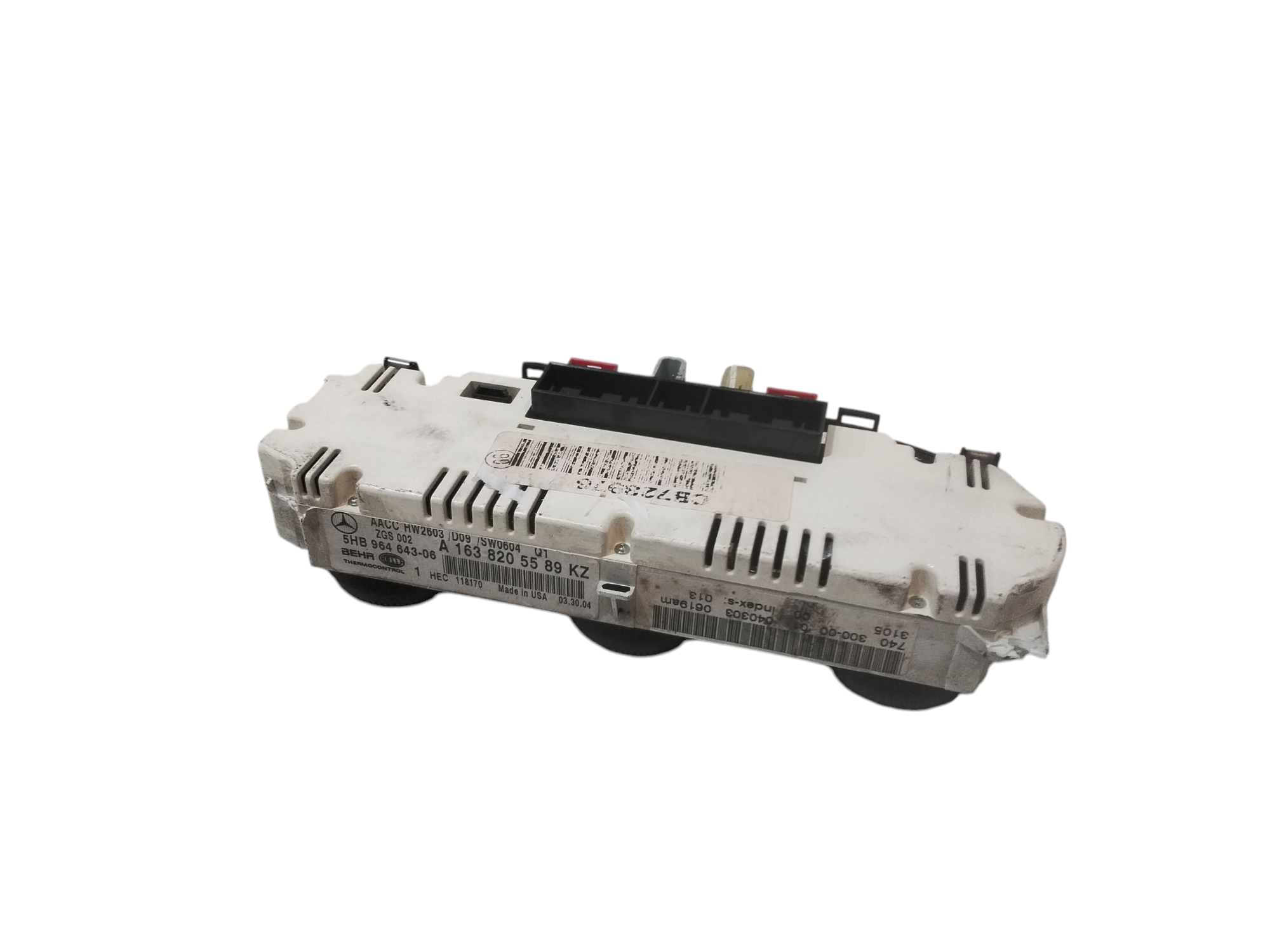 Comandi Clima per Mercedes Ml W163 2 Serie (2002 - 2005)