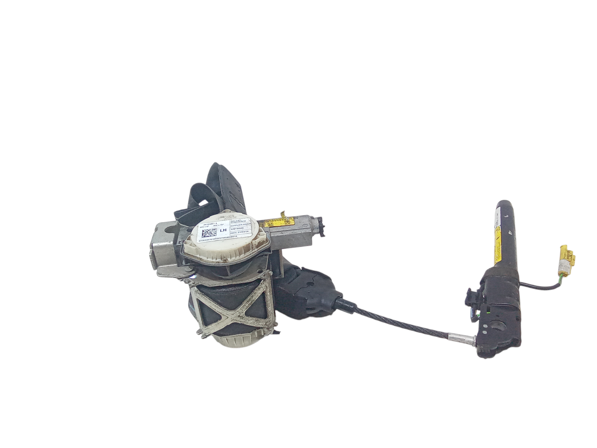 Cintura di Sicurezza anteriore Sinistra con pretensionatore per Fiat 500 L Serie (351_352) (12>) (2012 - In produzione)