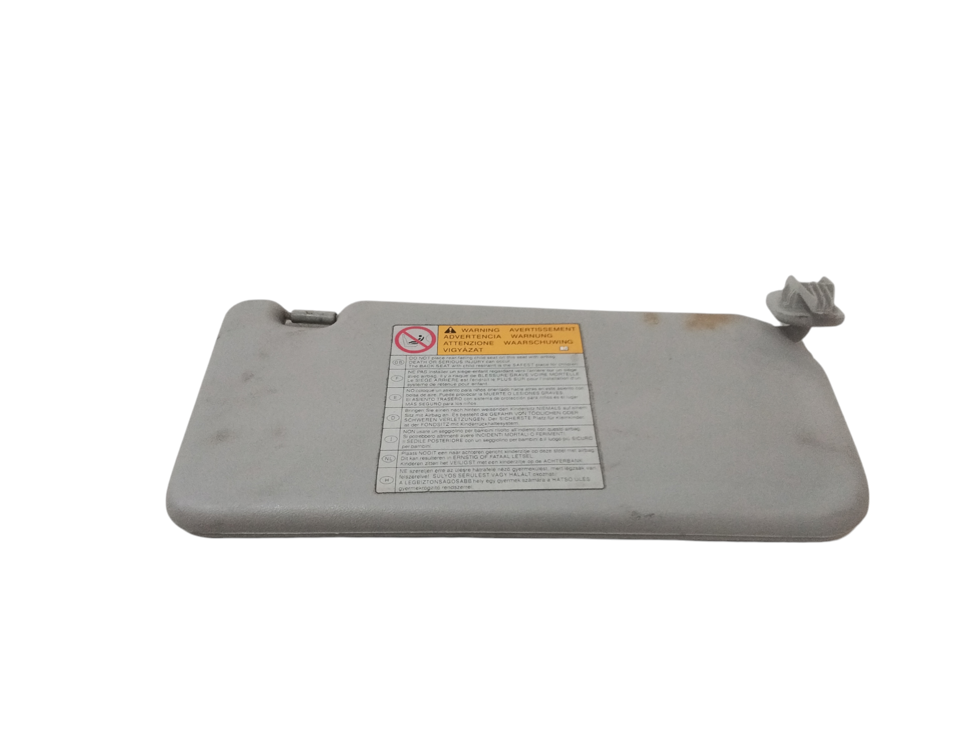 Parasole aletta Lato Passeggero per Nissan Pixo 1 Serie (2009 - 2013)