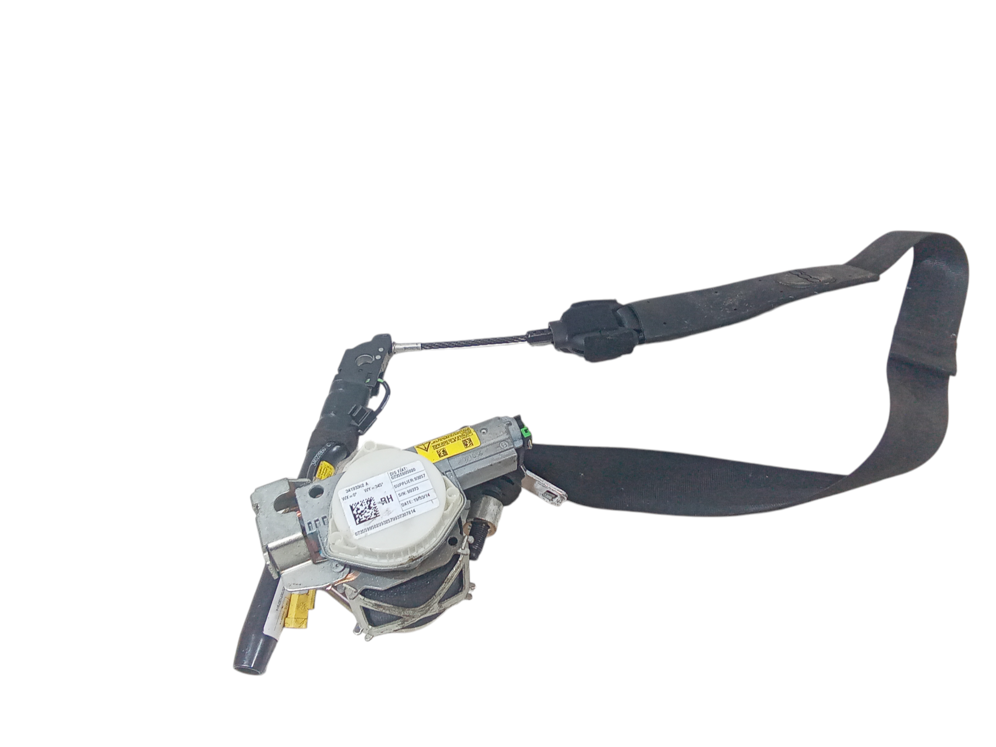 Cintura di Sicurezza anteriore Destra con pretensionatore per Fiat 500 L Serie (351_352) (12>) (2012 - In produzione)