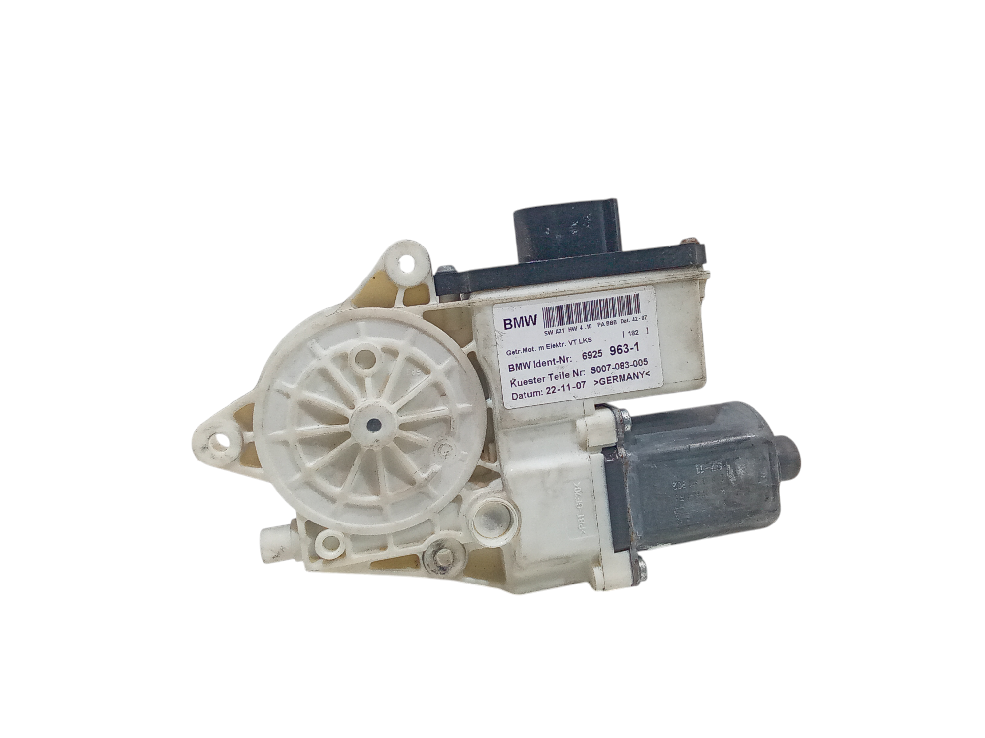 Motorino Alzavetro anteriore destra per Bmw X3 1 Serie (2004 - 2010)