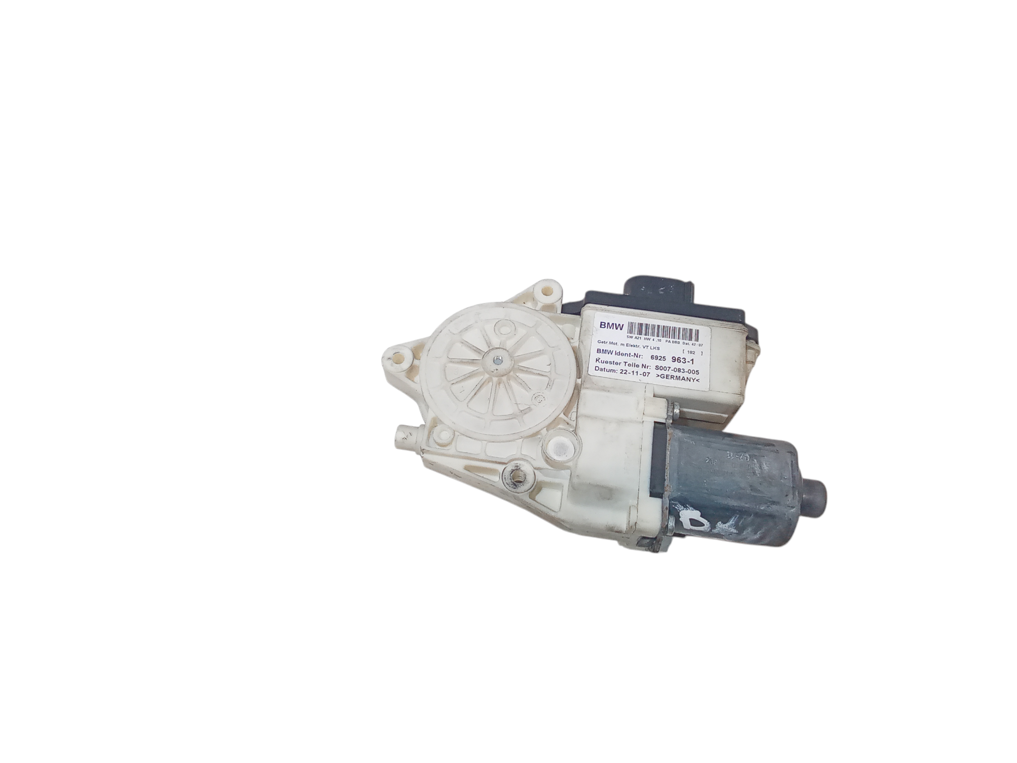 Motorino Alzavetro anteriore destra per Bmw X3 1 Serie (2004 - 2010)