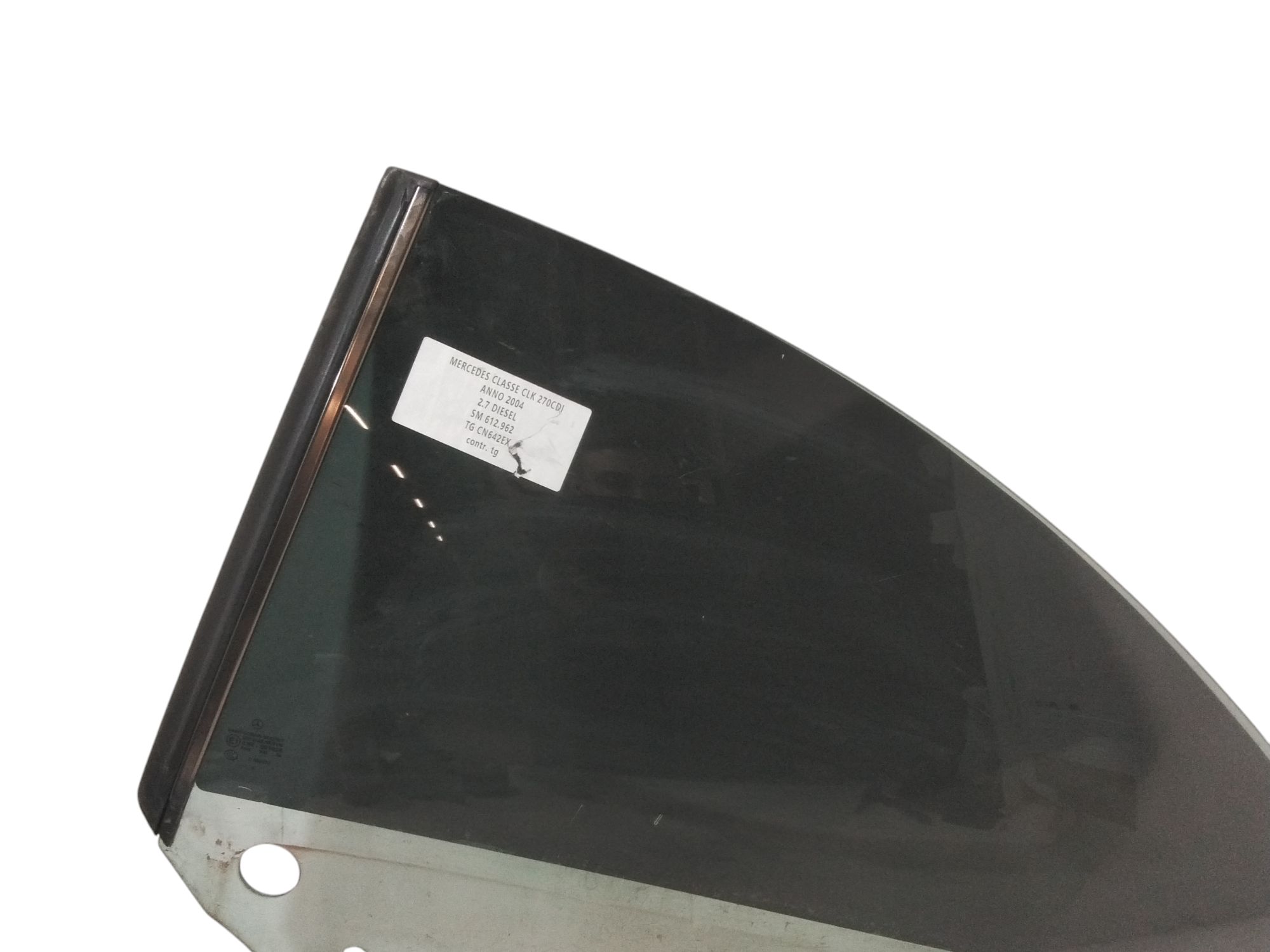 Vetro scendente posteriore Sinistro per Mercedes Clk Coup W209 (2002 - In produzione)