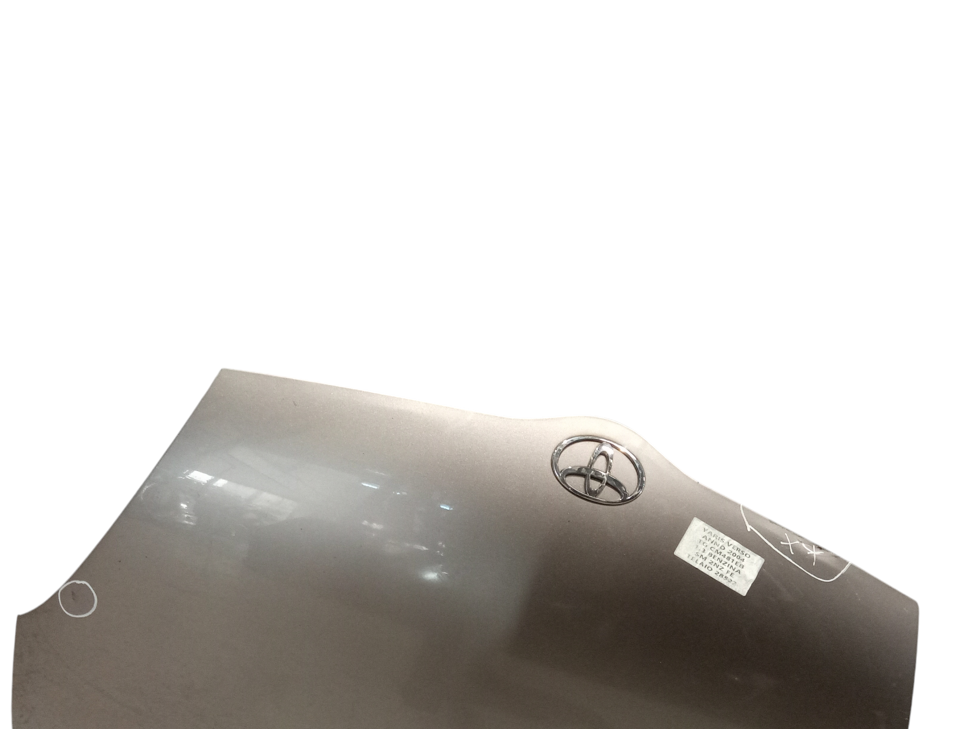 Cofano Anteriore per Toyota Yaris Verso Serie (03>07) (2003 - 2007)