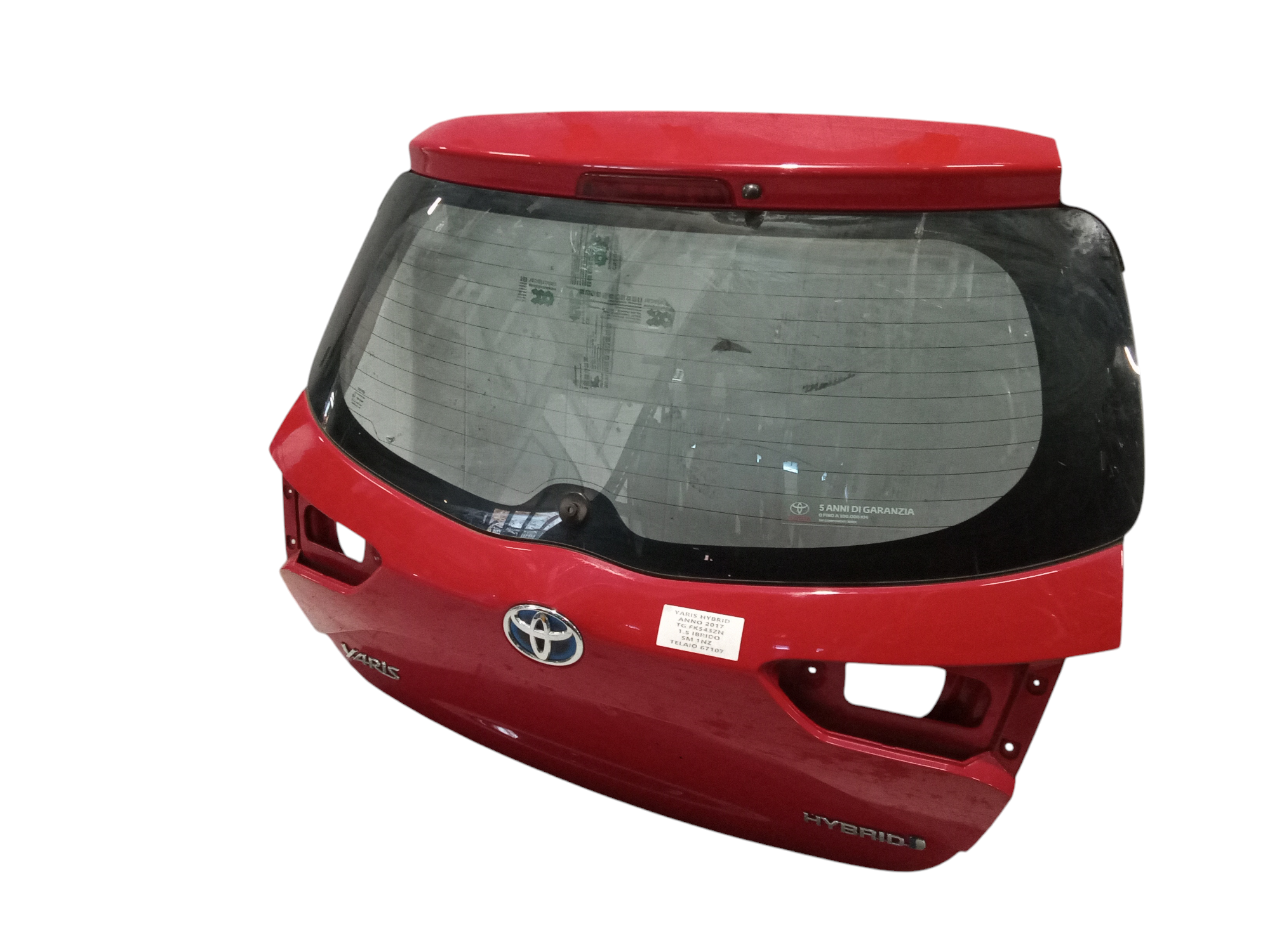 Portellone Posteriore per Toyota Yaris Serie (17>) (2017 - In produzione)