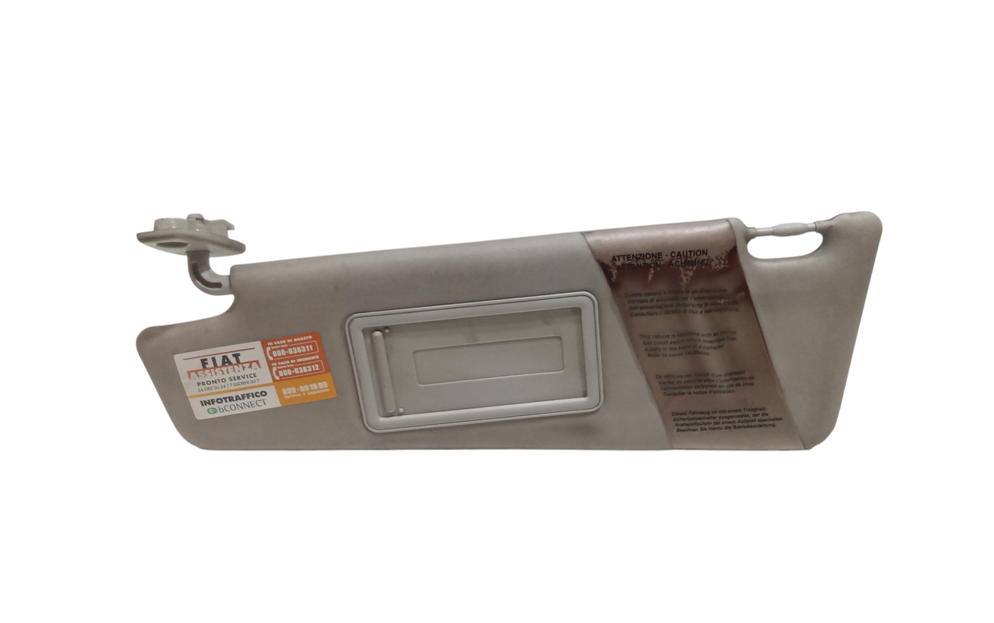 Parasole aletta anteriore Lato Guida per Fiat Idea 1 Serie (2003 - 2005)