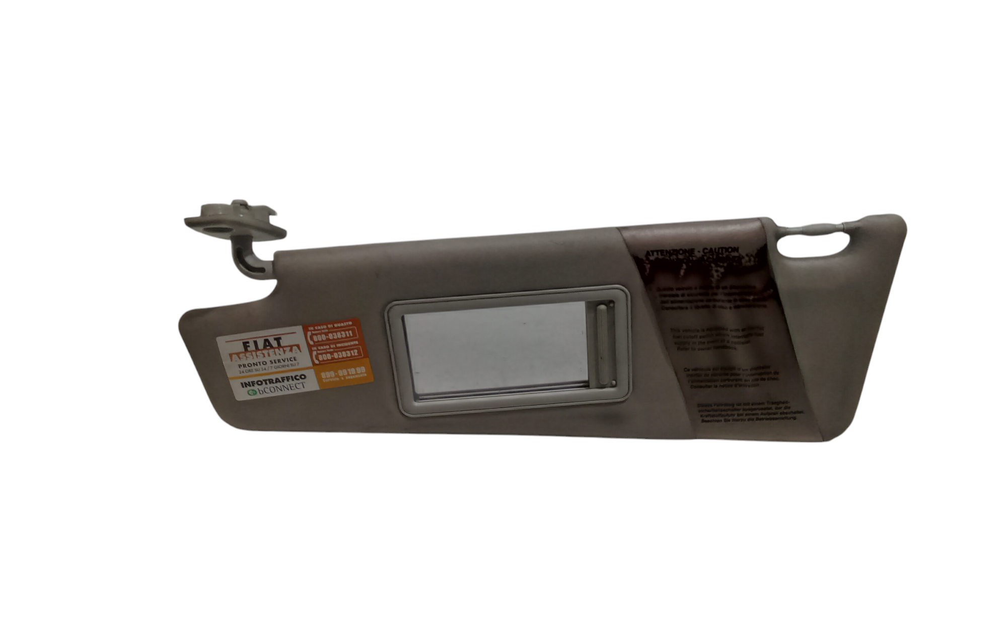 Parasole aletta anteriore Lato Guida per Fiat Idea 1 Serie (2003 - 2005)