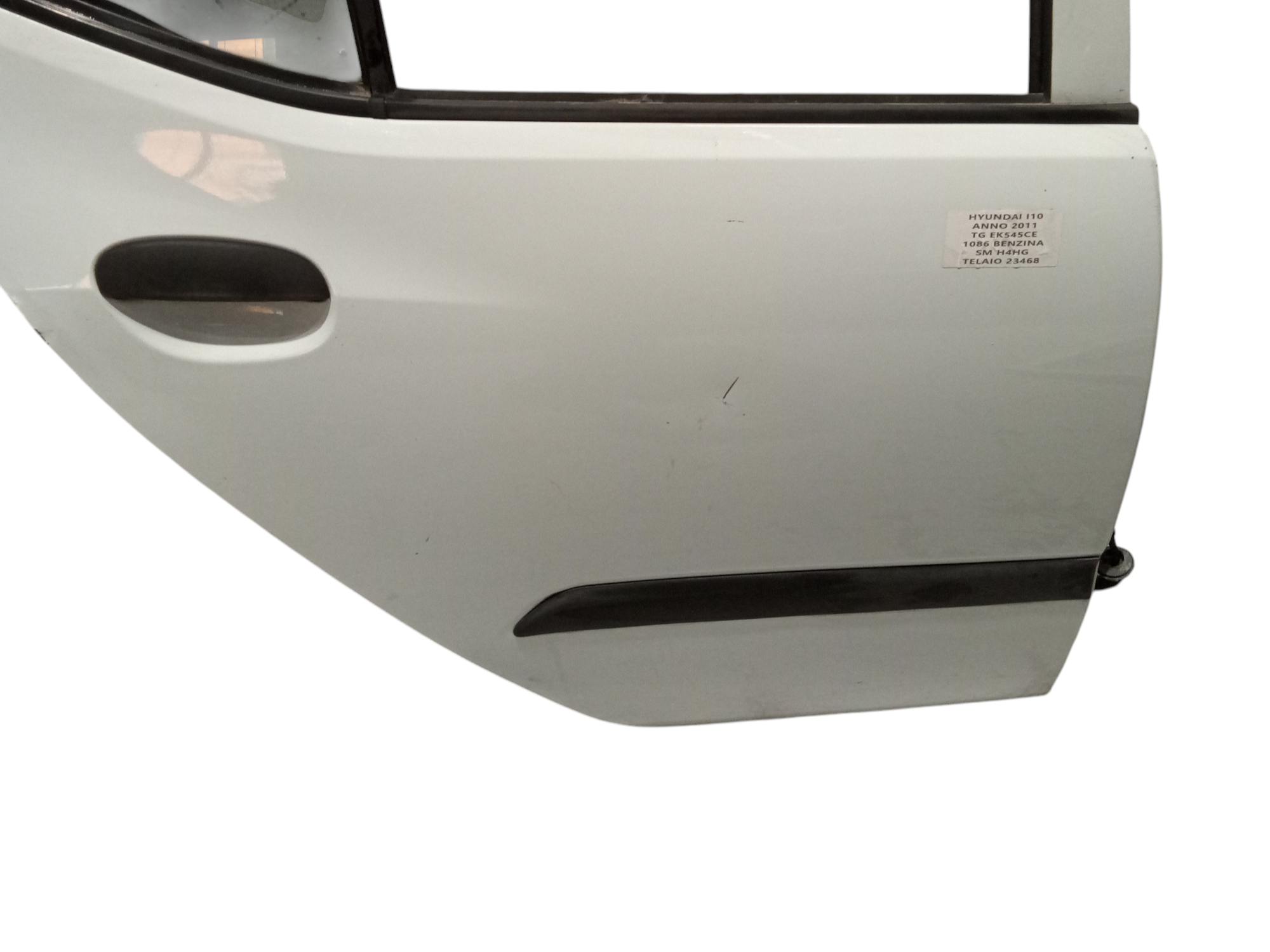 Portiera Posteriore Destra per Hyundai I10 1 Serie (2007 - 2011)