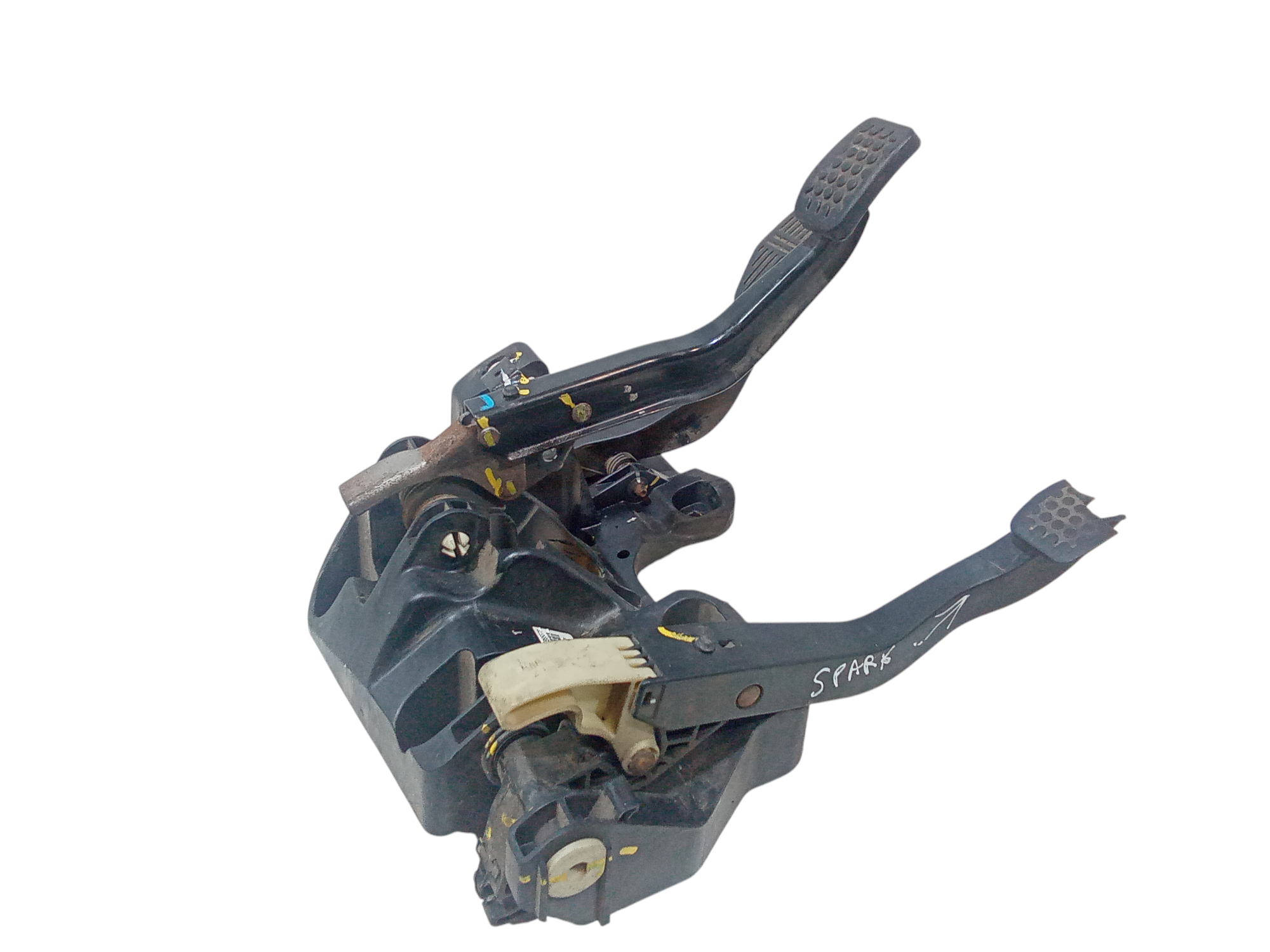 Pedaliera completa freno + frizione + acceleratore per Chevrolet Spark 1 Serie (2009 - 2012)