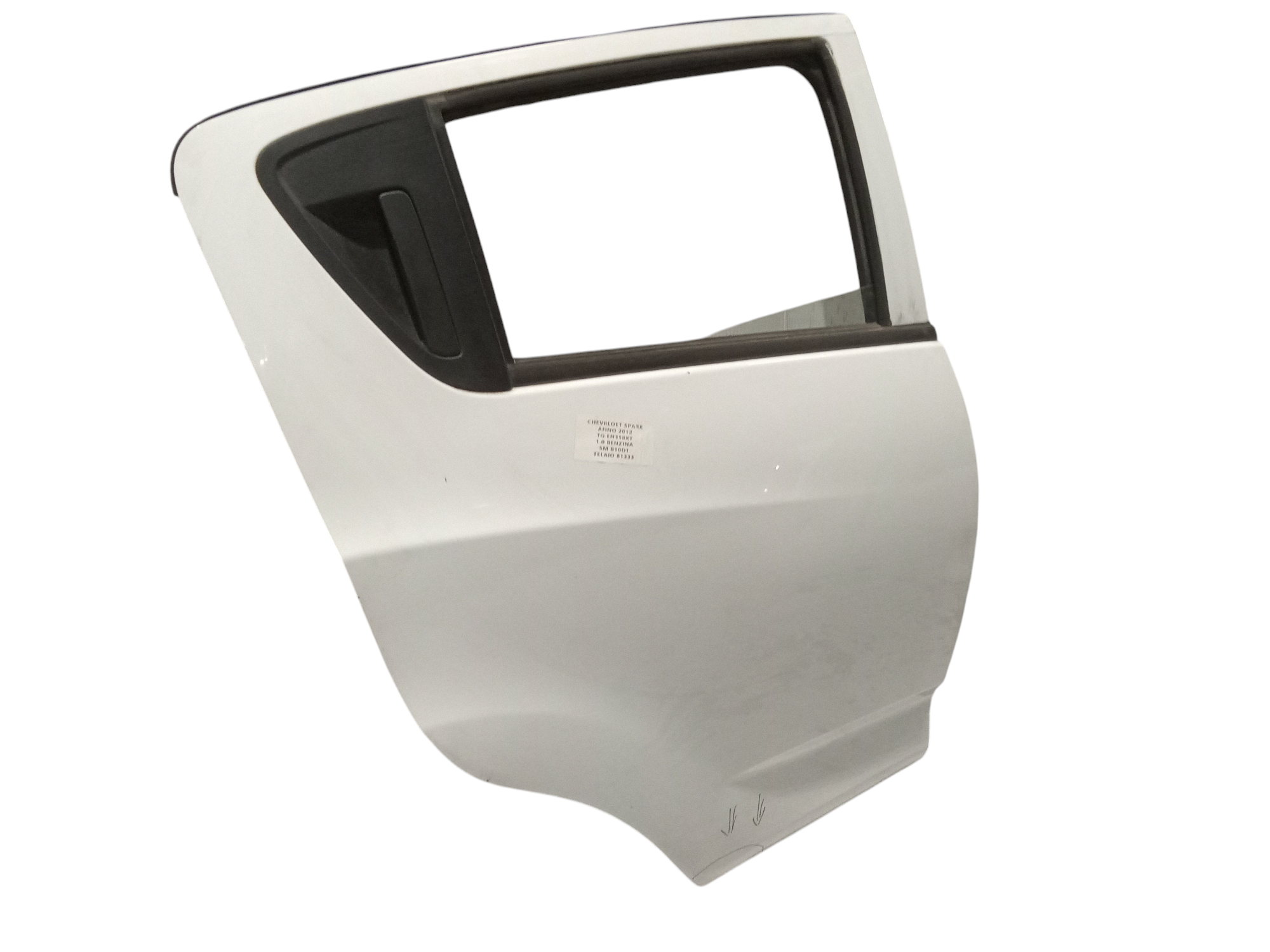 Portiera Posteriore Destra per Chevrolet Spark 1 Serie (2009 - 2012)