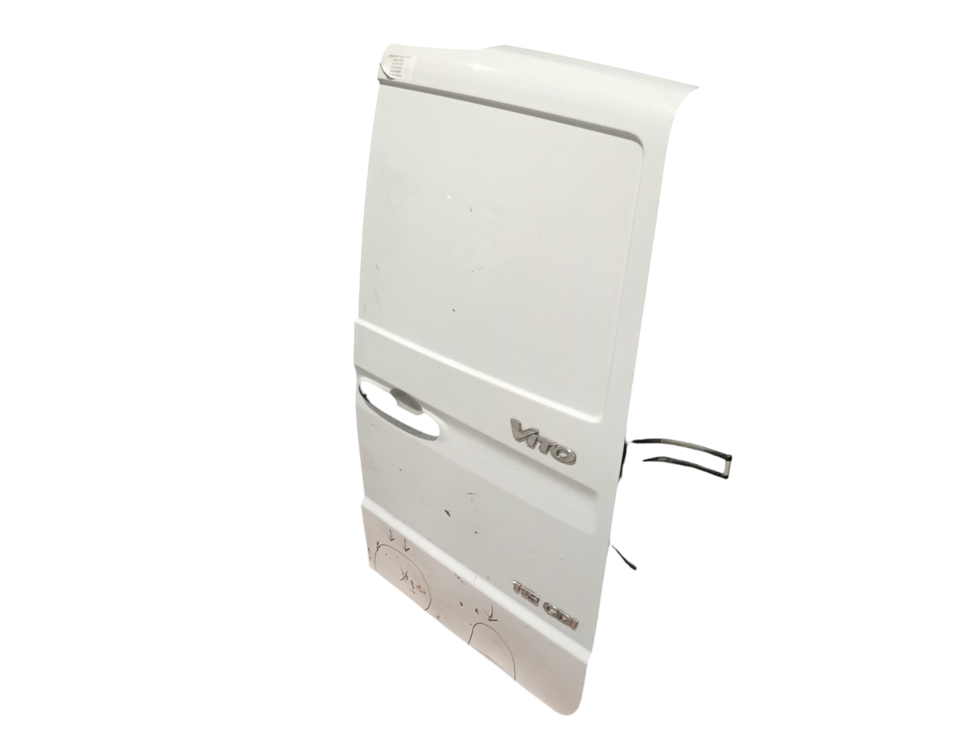 Porta carico posteriore a battente DX lato passeggero Non ve per Mercedes Vito W639 2 Serie (2003 - 2014)