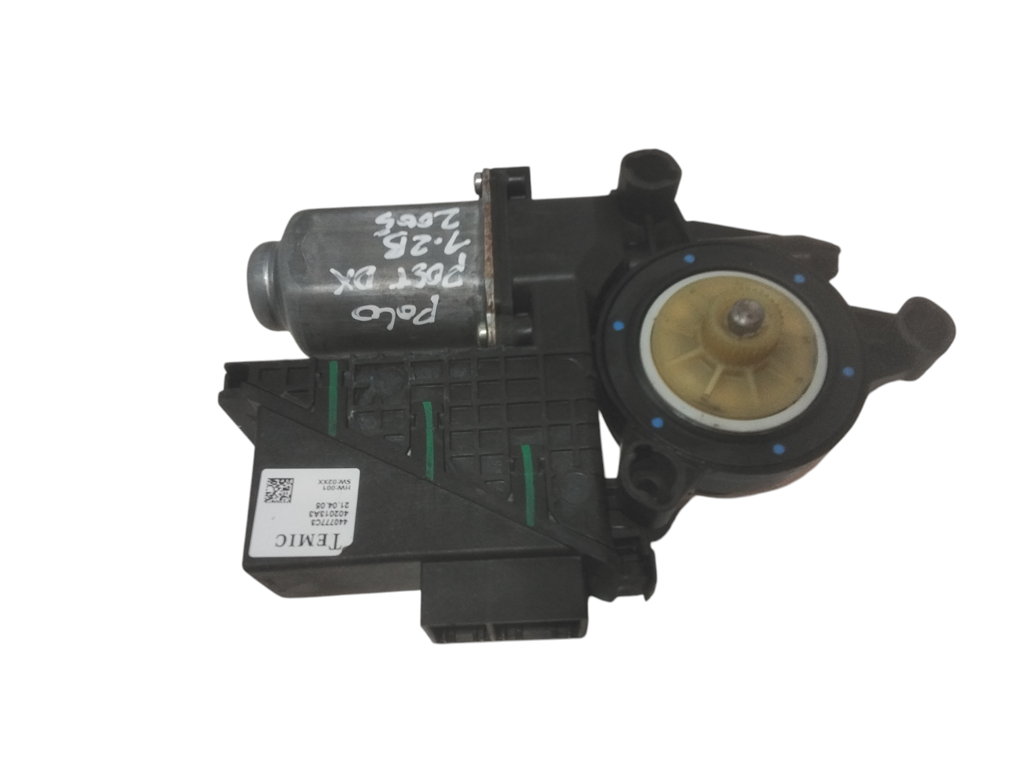 Motorino Alzavetro anteriore destra per Volkswagen Polo 4 Serie (2001 - 2009)