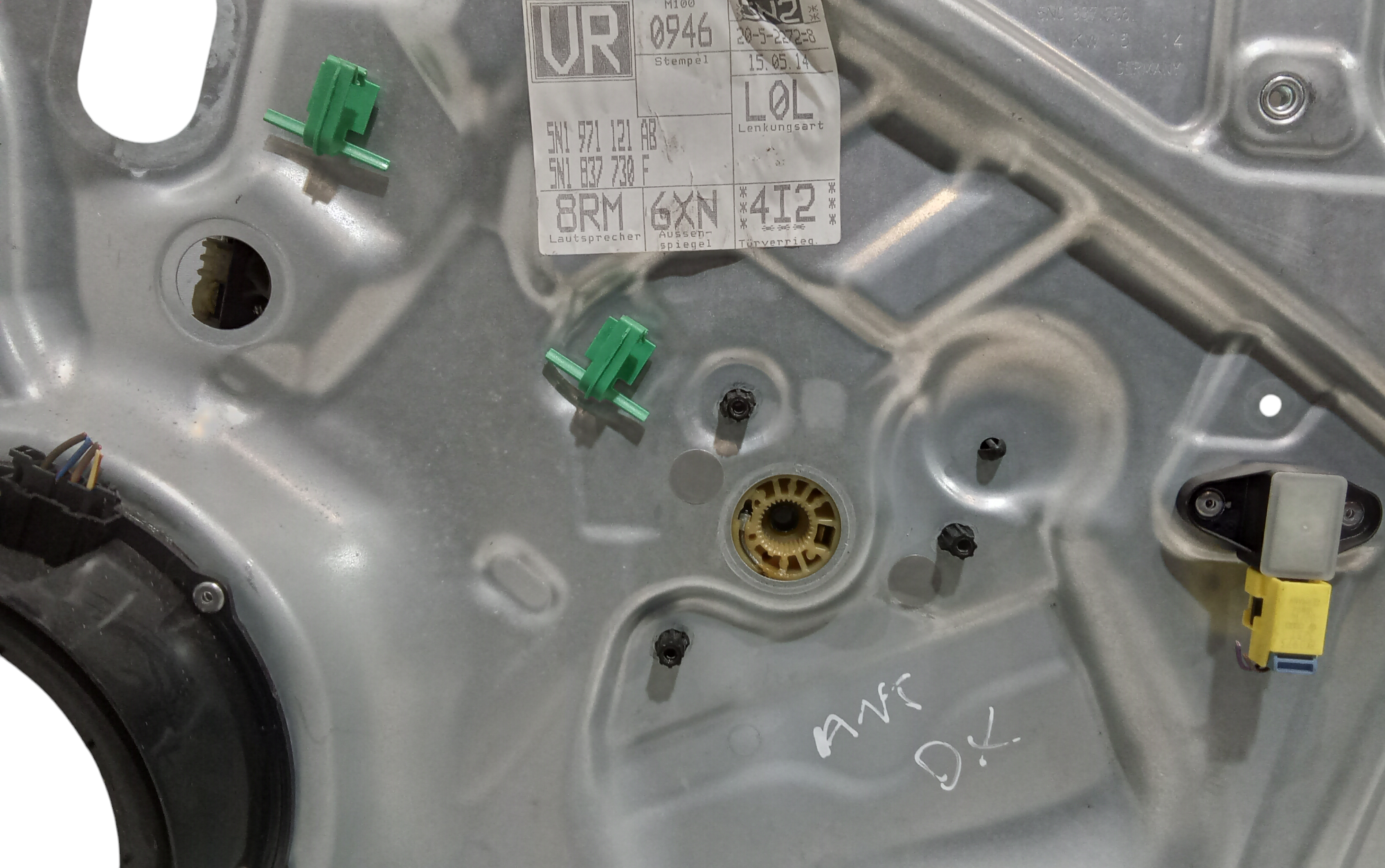 Cremagliera anteriore destra passeggero per Volkswagen Tiguan 2 Serie (2011 - 2015)