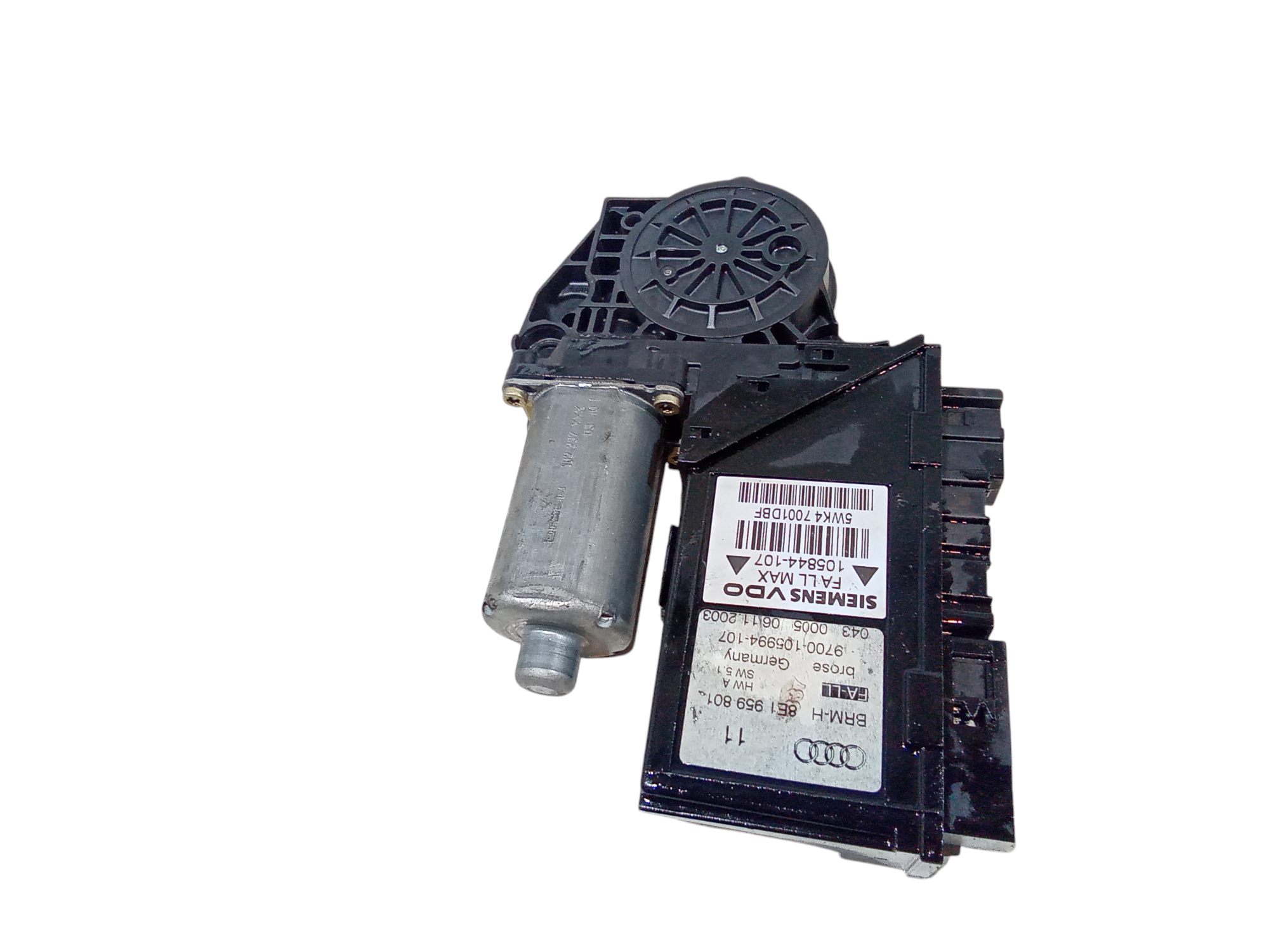 Motorino Alzavetro anteriore Sinistro per Audi A4 Avant (8e) (00>04) (2000 - 2004)